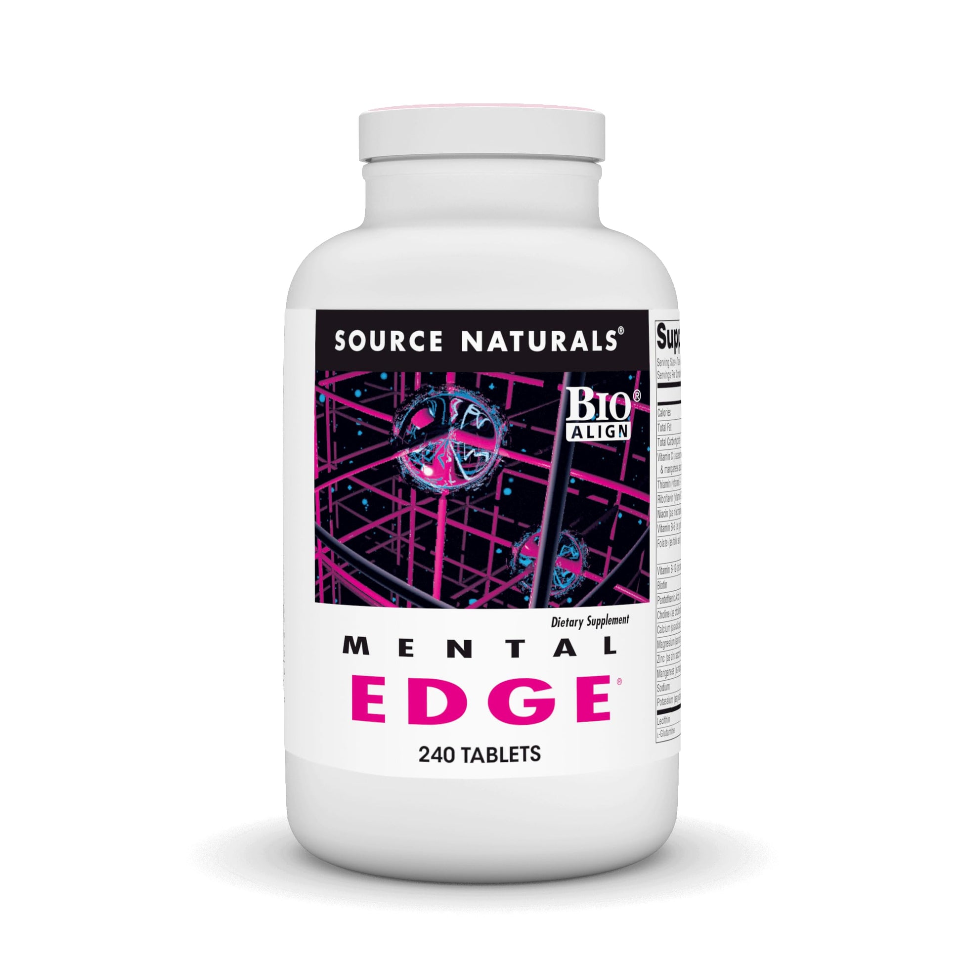 Source Naturals Mental Edge Brain Boosting Supplement 240 Tablets