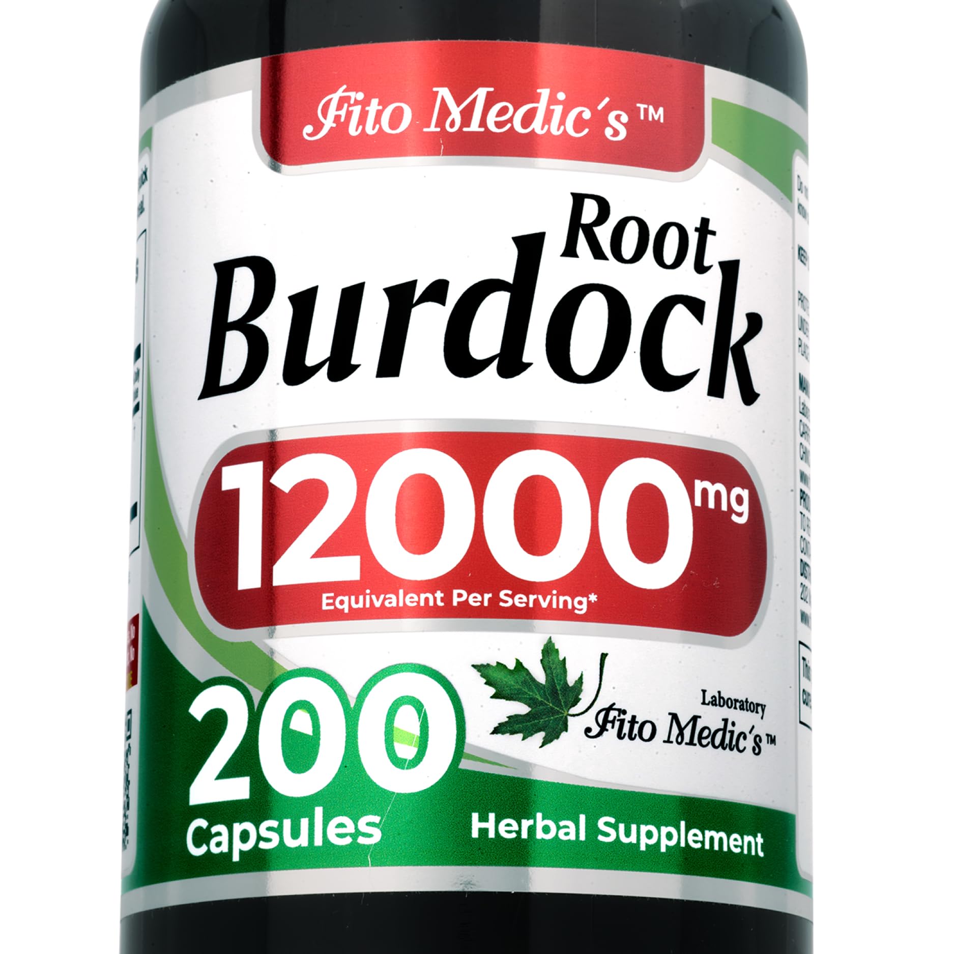 FITO MEDIC'S Burdock Root Organic Capsules 200