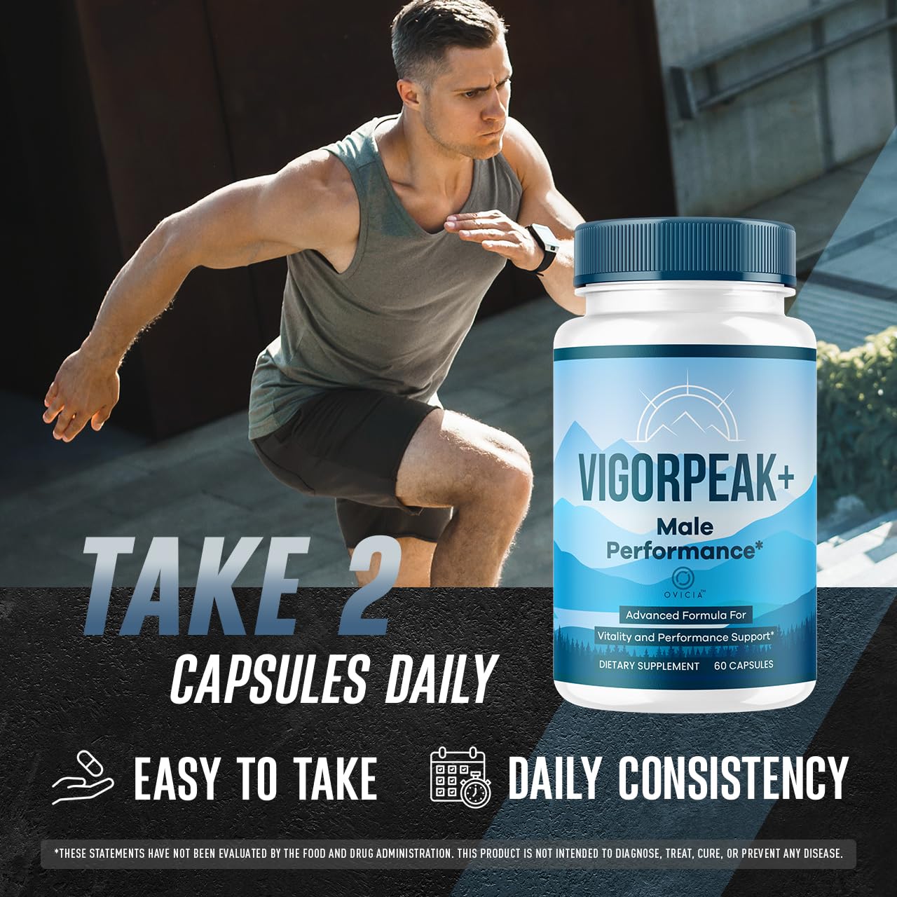OVICIA Vigor Peak Capsules 300 Capsules