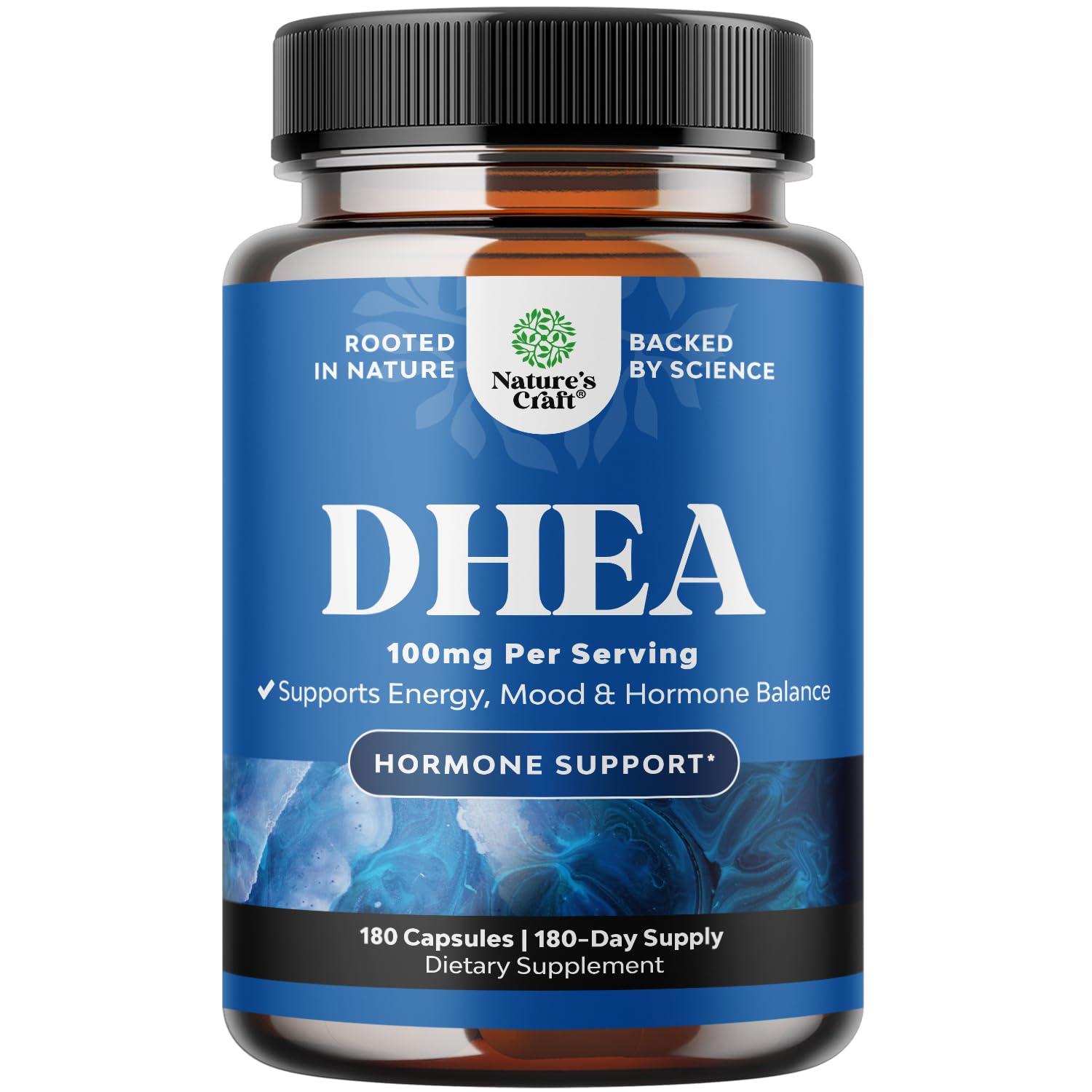 Natures Craft DHEA 100mg Capsule, 180 Count