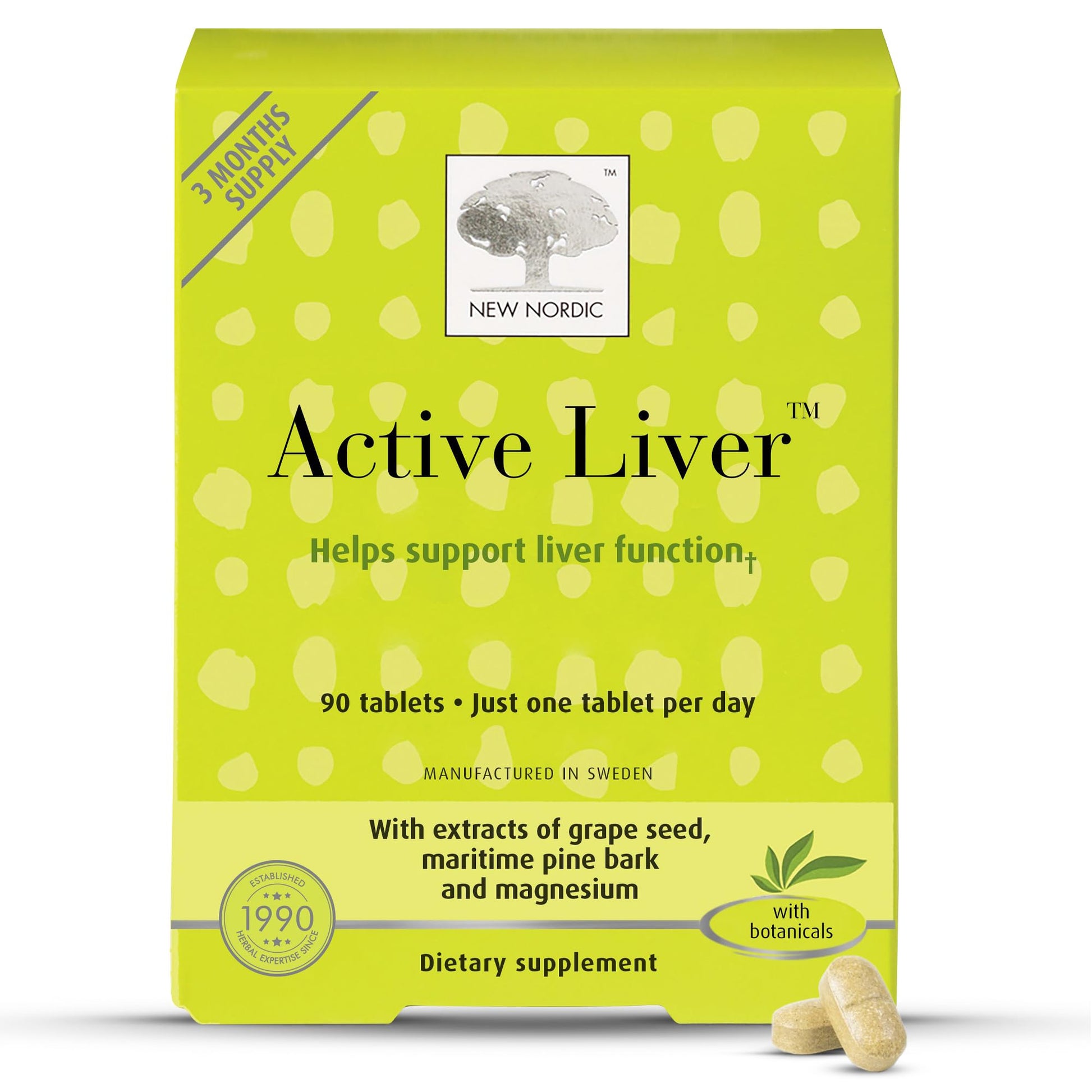 New Nordic Active Liver Tablets, 90 Tablets