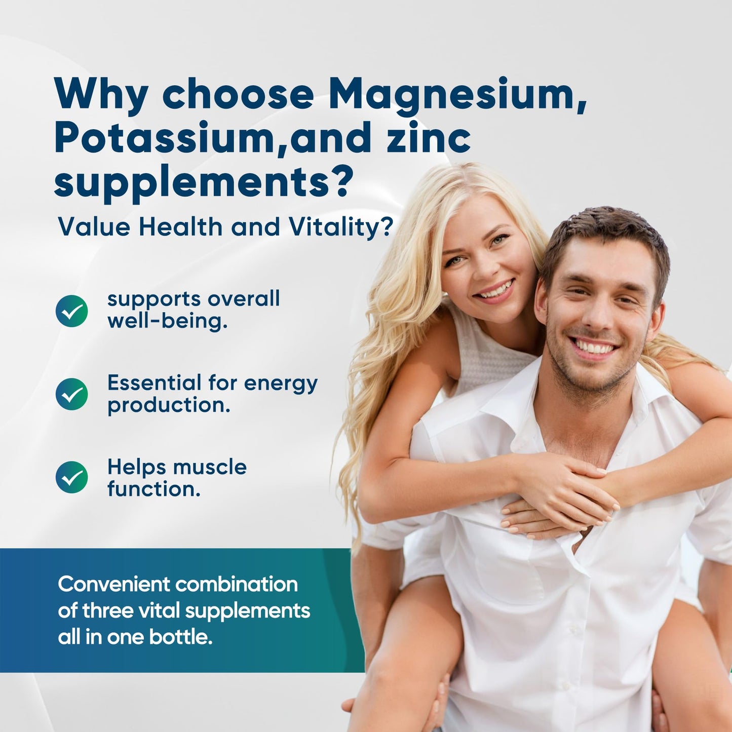 Wekannufod Potassium Magnesium Supplement 150 Capsules