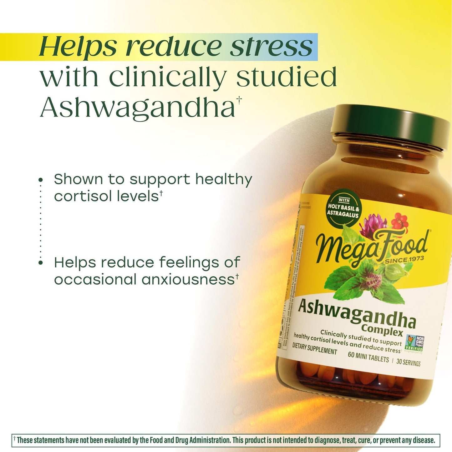 MegaFood Ashwagandha Complex Tablet 60 Count