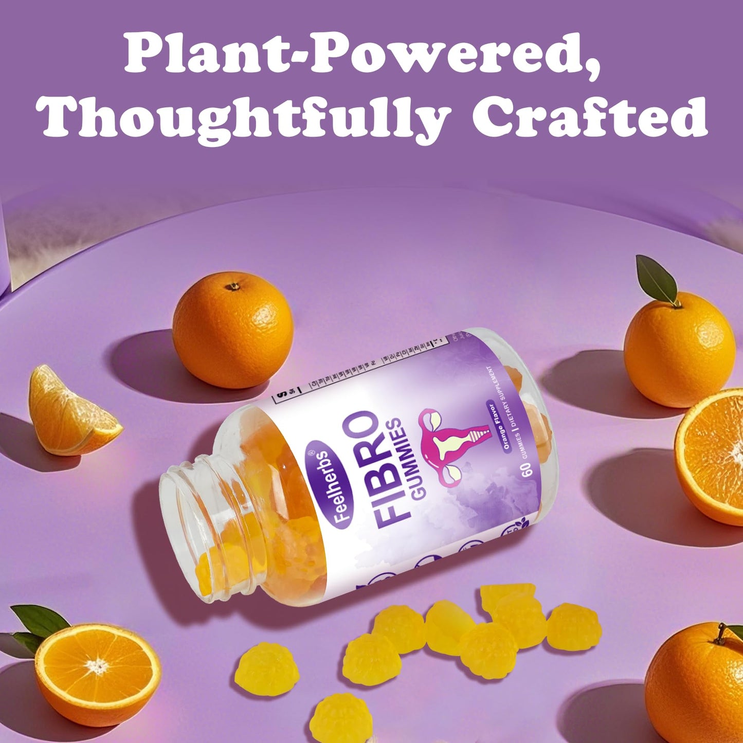 Feelherbs Fibro Gummies for Women, 60 Gummies