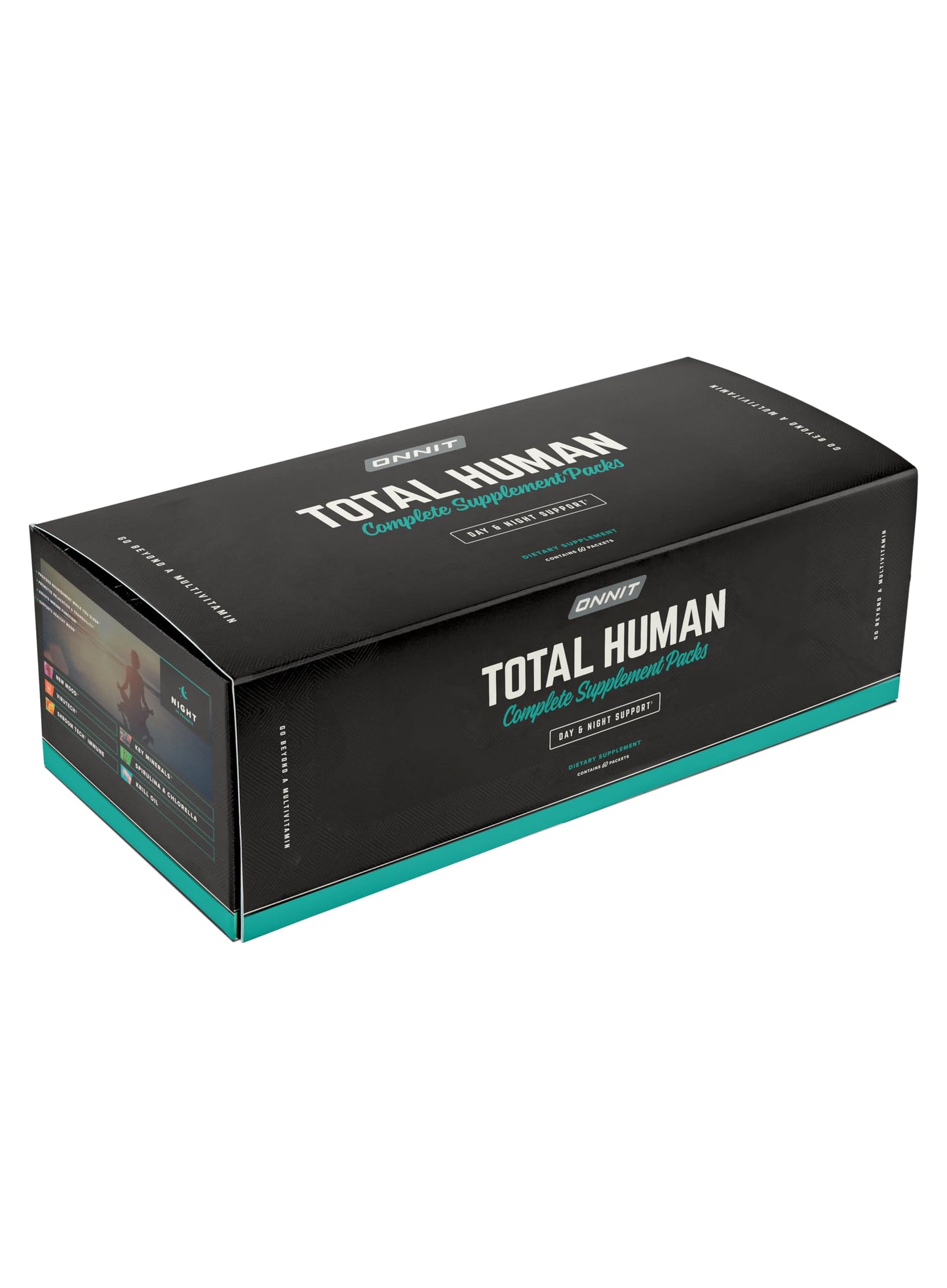 ONNIT Daily Performance & Wellness Bundle: Alpha Brain Nootropic Capsules & Total Human Day & Night Packs, 150 Capsules