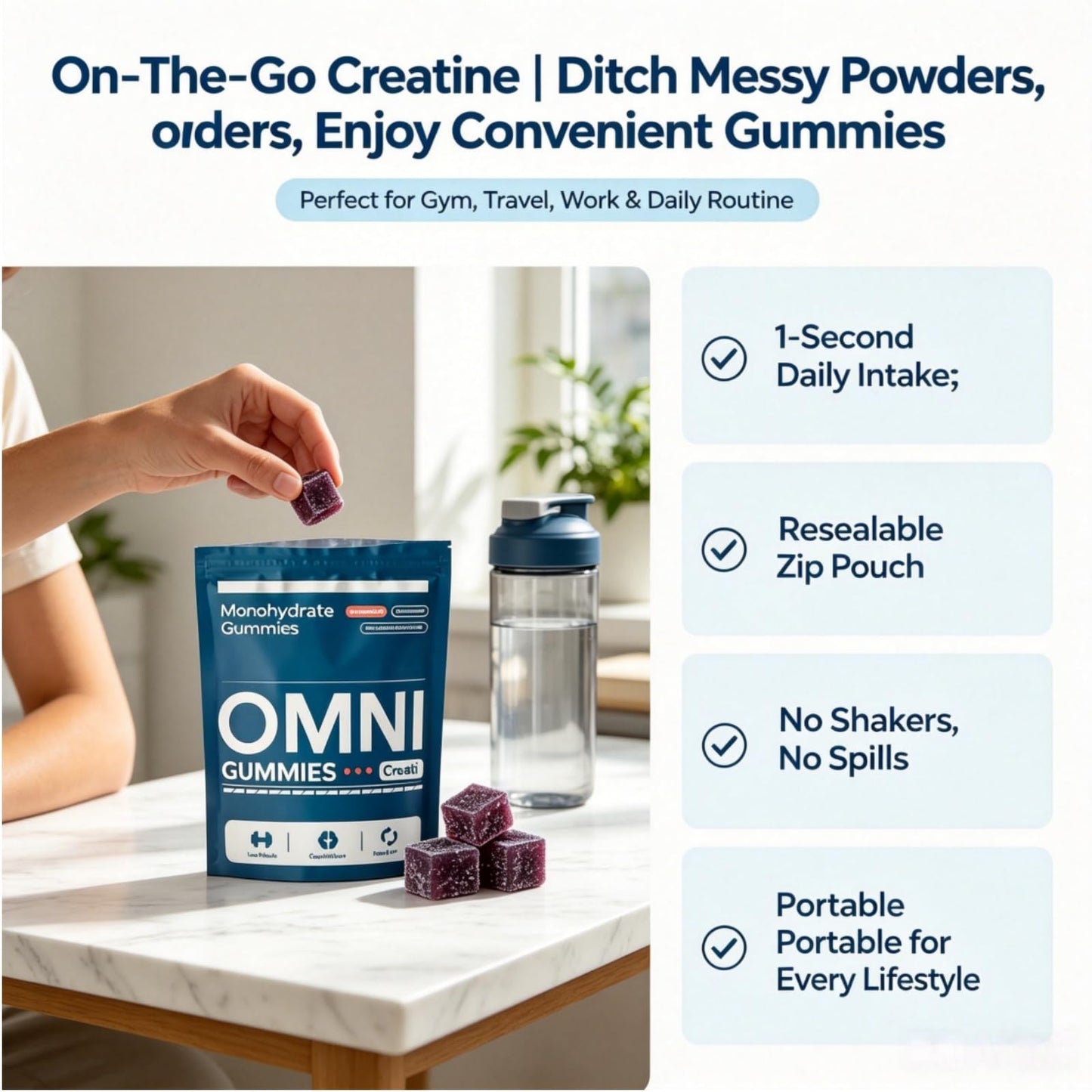 Omni Gummies Creatine Gummy, 30 Count