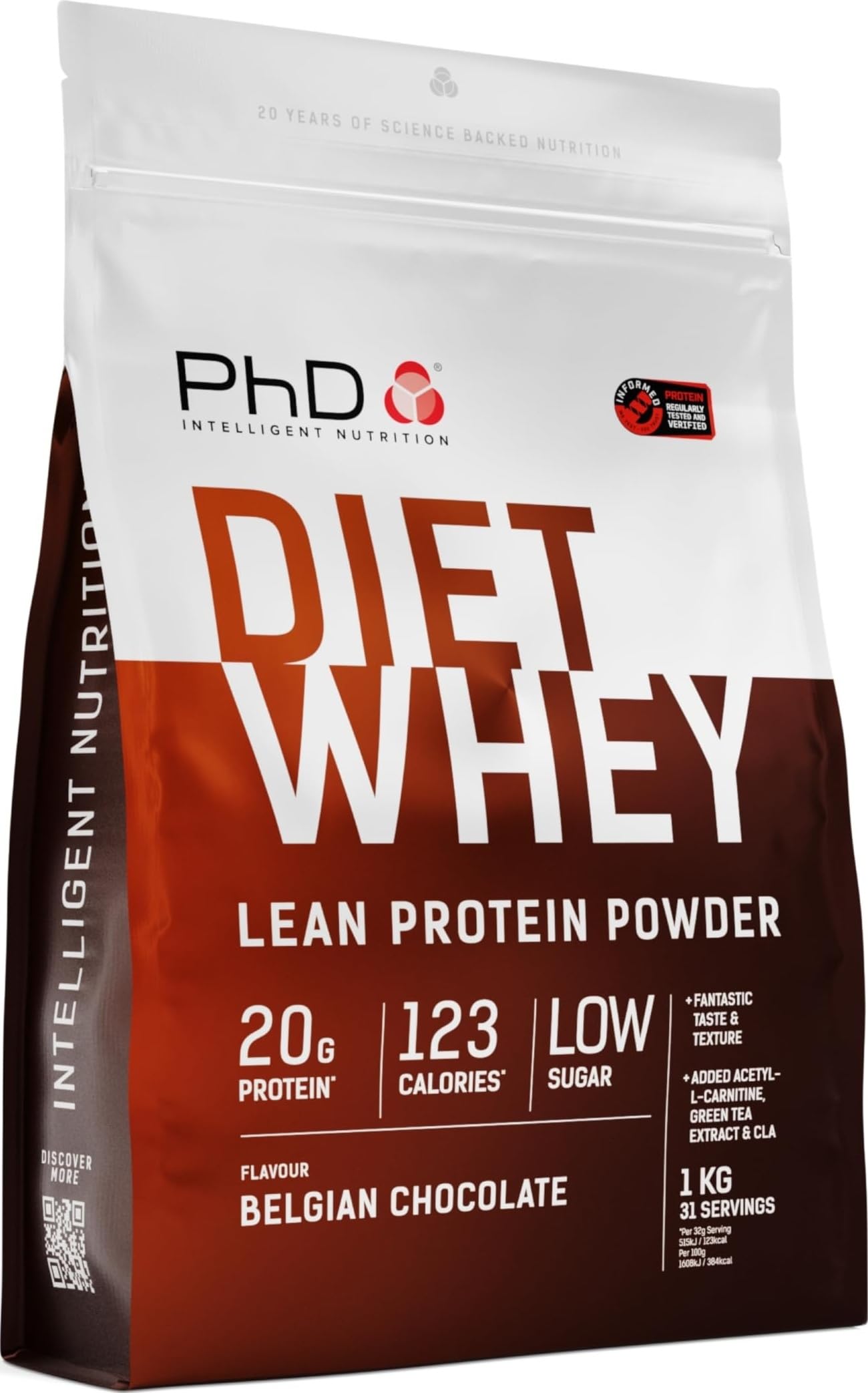 PhD Diet Whey Protein Powder 1 Pack