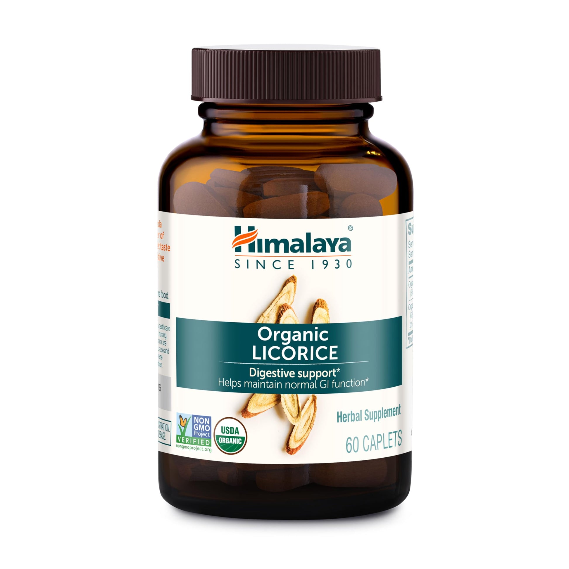 Himalaya Organic Licorice Caplets 60 Count