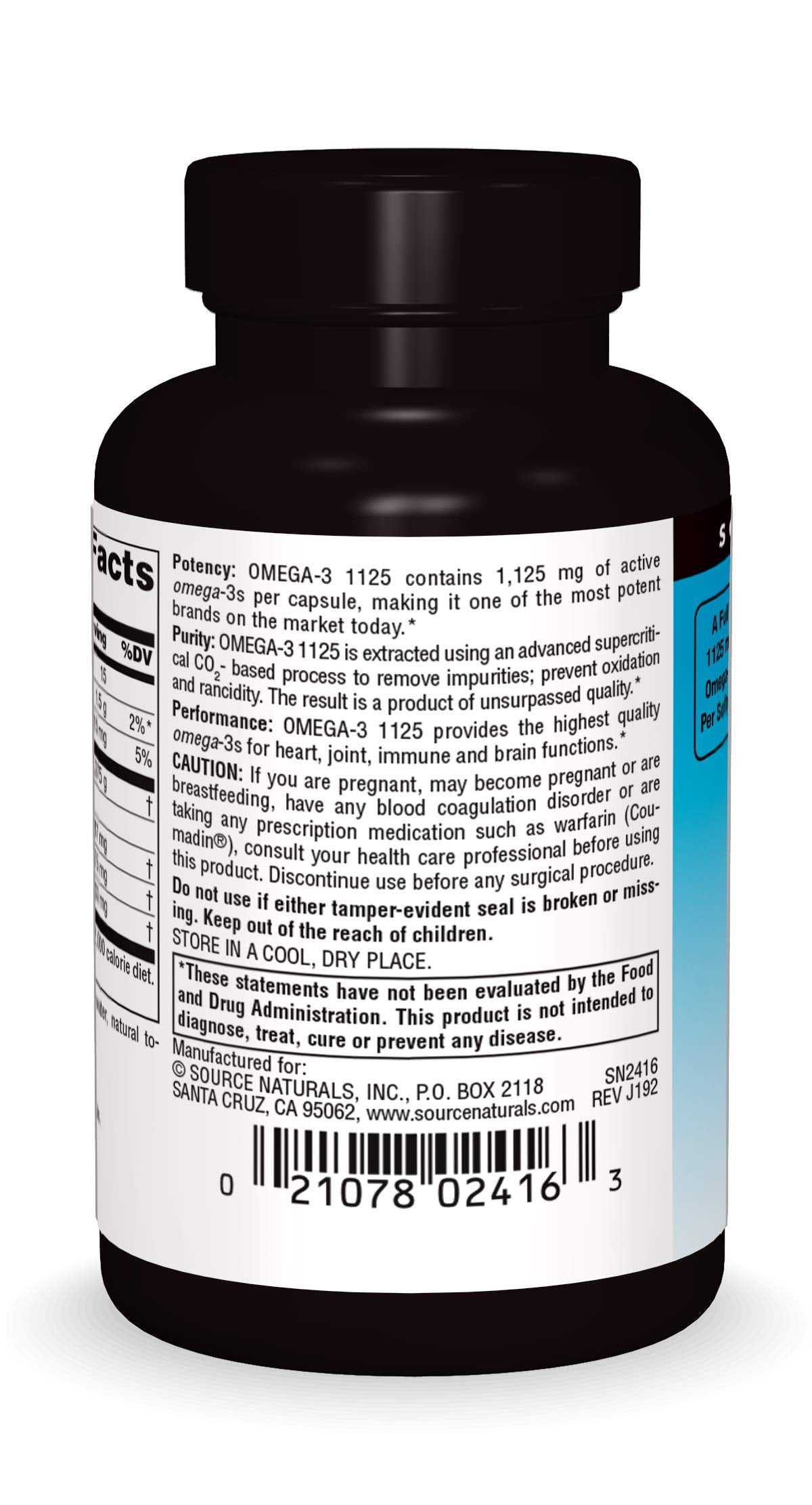 Source Naturals ArcticPure Omega-3 Fish Oil Softgels 30 Count