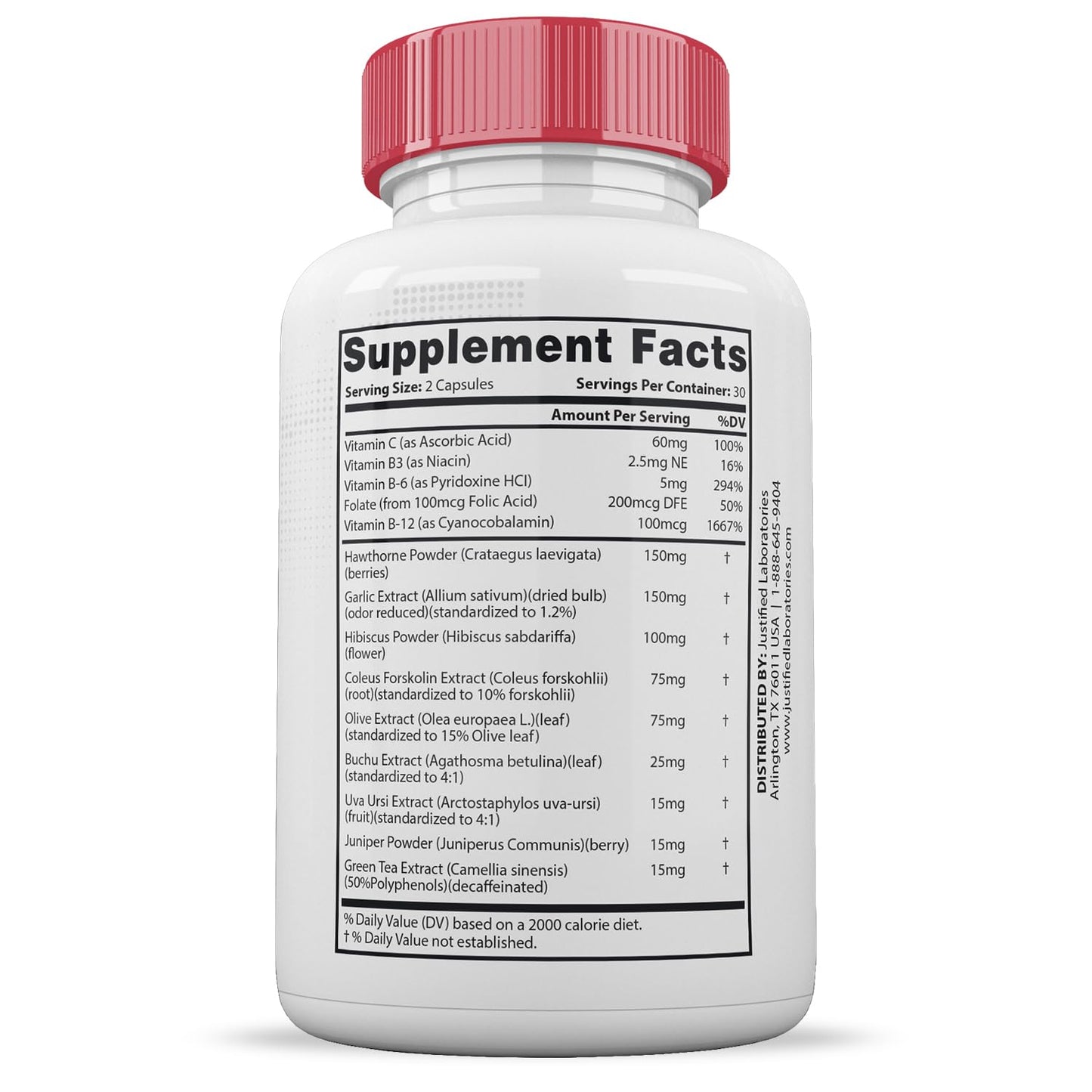 Justified Laboratories Gluco Renu 688MG Glyco Support Capsules, 600 Capsules