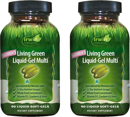 Irwin Naturals Women’s Living Green Liquid-Gel Multi Softgels 240