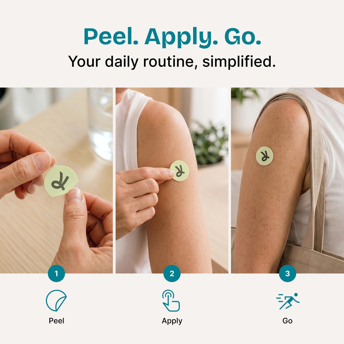 Peppy NAD+ Patches for Women & Men, Energy Patches for Daily Vitality & Focus, Advanced Time Release 8–12 Hour Wellness Support, Premium Vegan Transdermal Patch System Capsule 90