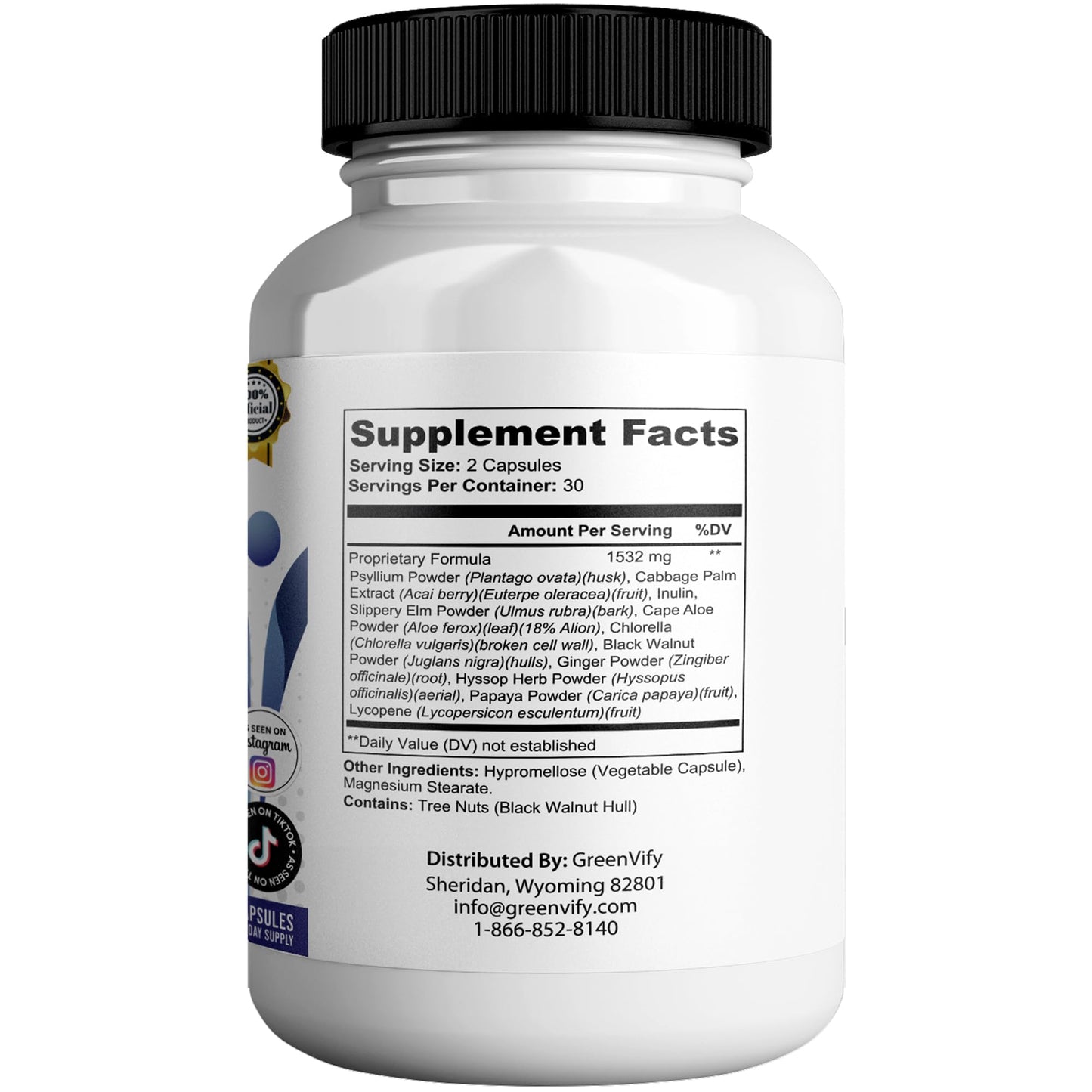 GREENVIFY Aqua Sculpt Max Maximum Strength Dietary Supplement, Capsules, 60