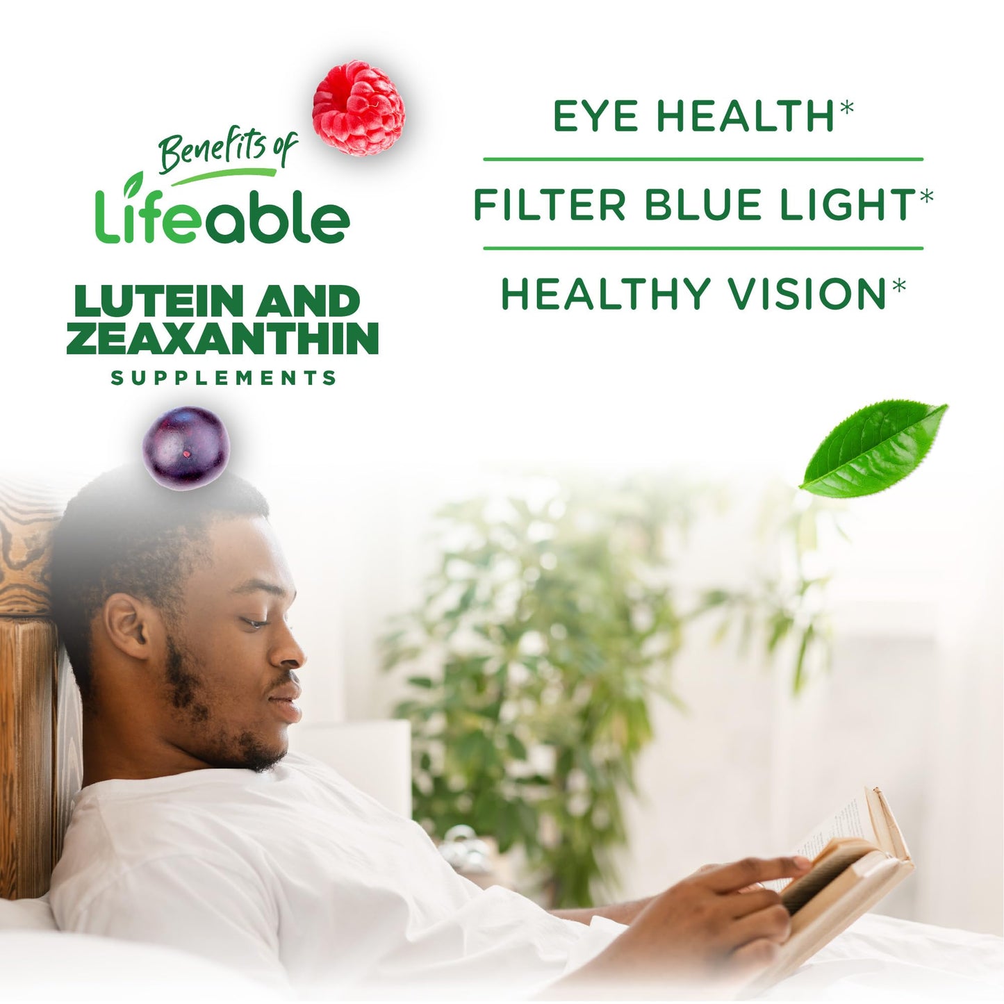 Lifeable Lutein and Zeaxanthin Gummies 60 Count