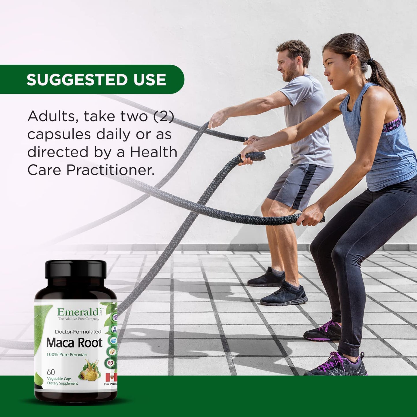 Emerald Laboratories Maca Root Capsules 60 Count