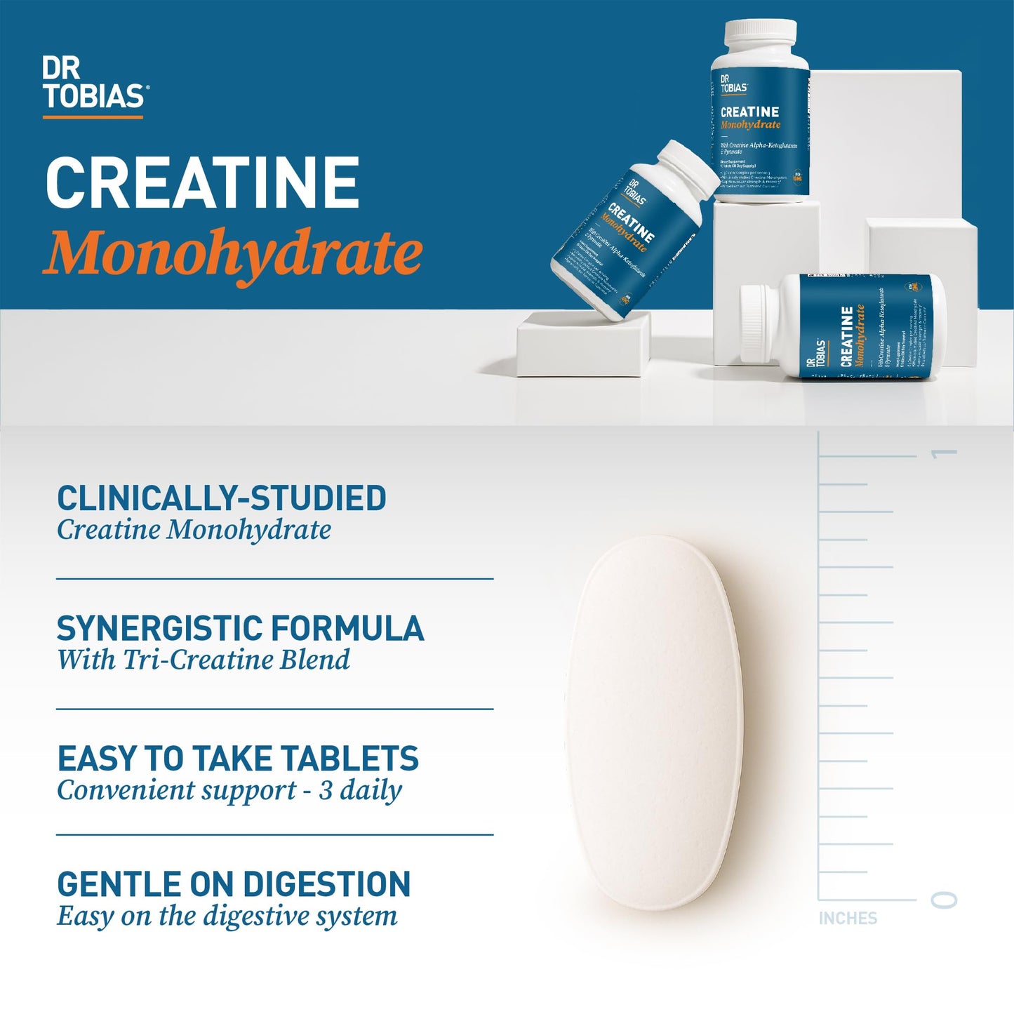 Dr. Tobias Creatine Monohydrate Complex 5 g Tablets 90