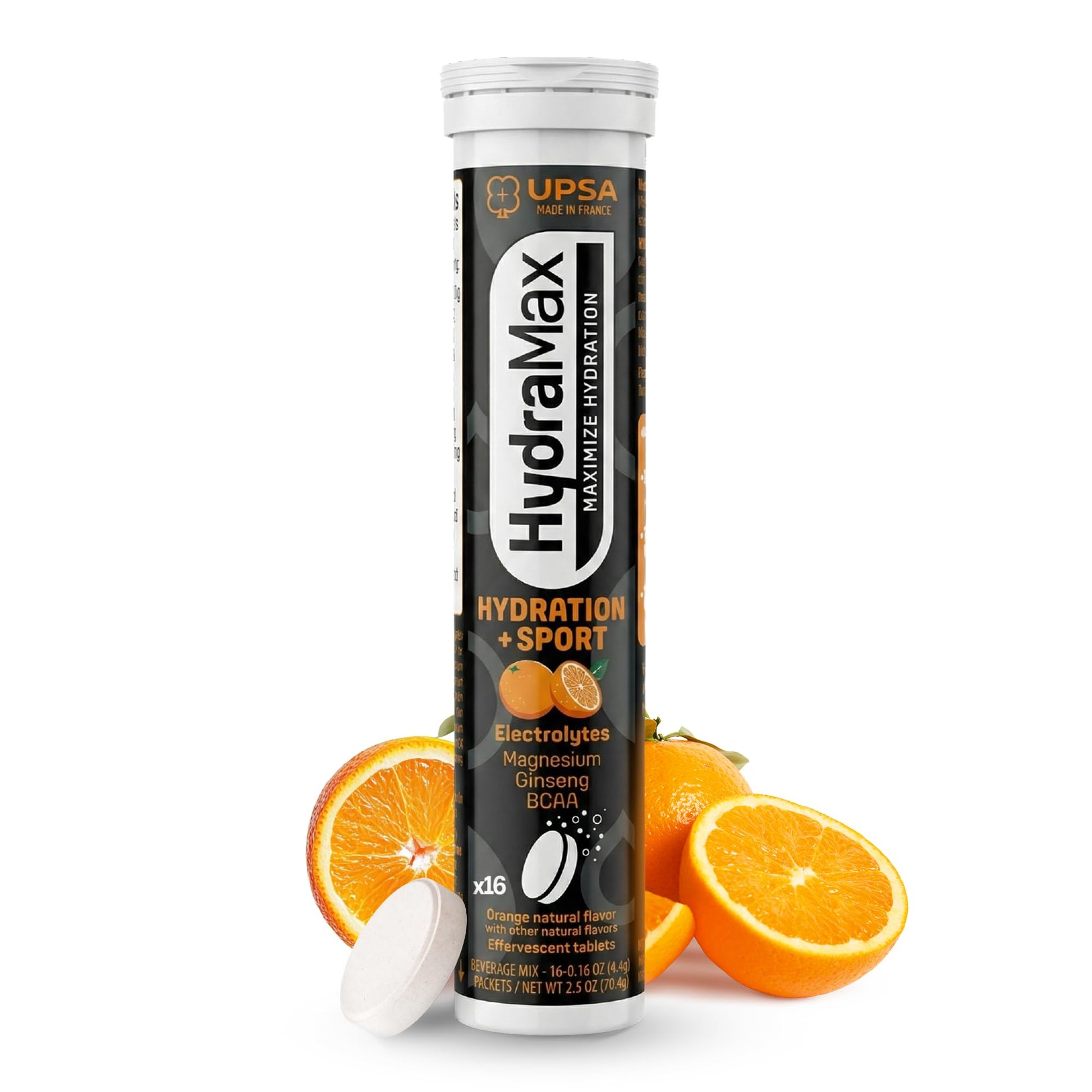 Upsa HydraMax Sport Electrolytes Hydration Tablets, 16 Count