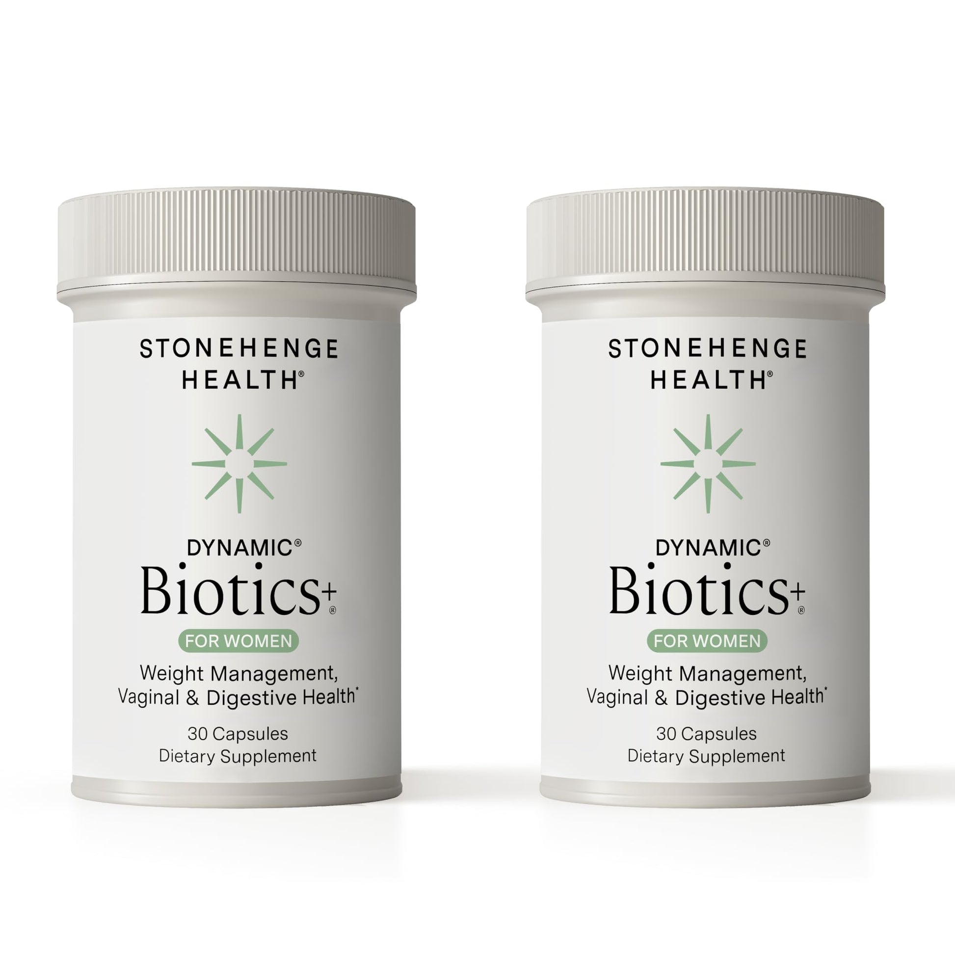 Stonehenge Health Biotics for Women Probiotic 70 Billion CFU, 24 Strains + Prebiotic Fiber, Capsules, 30 Count