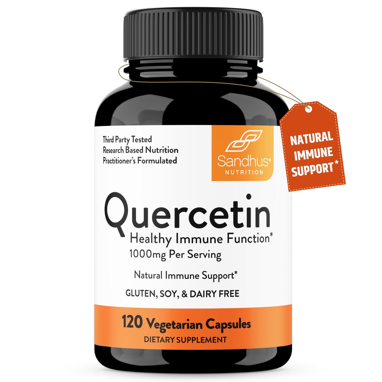 Sandhu's Quercetin 1000mg & Liver Cleanse & Detox Capsules, 60 Capsules