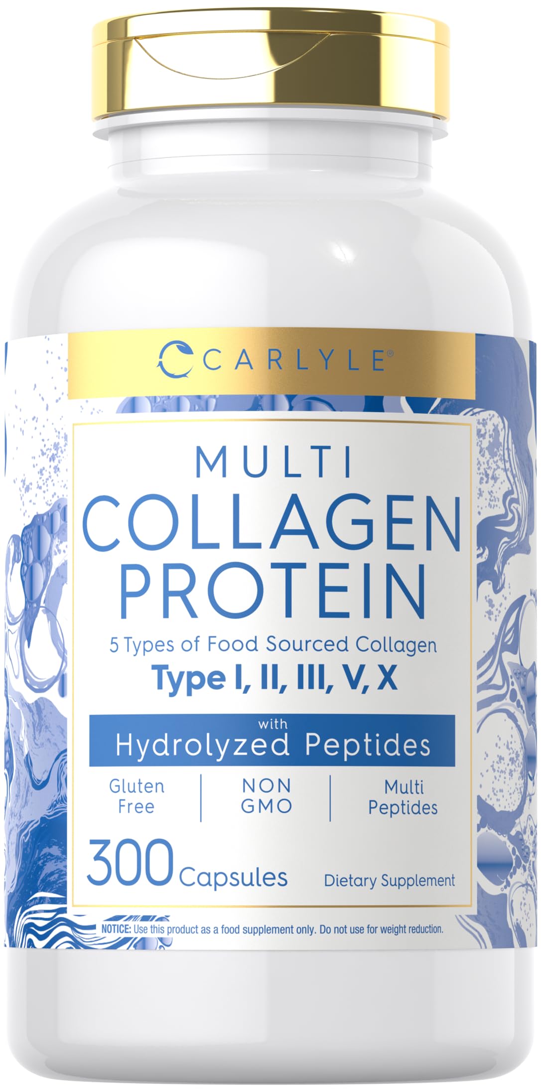 Carlyle Multi Collagen Protein 2000mg Capsules 300 Count