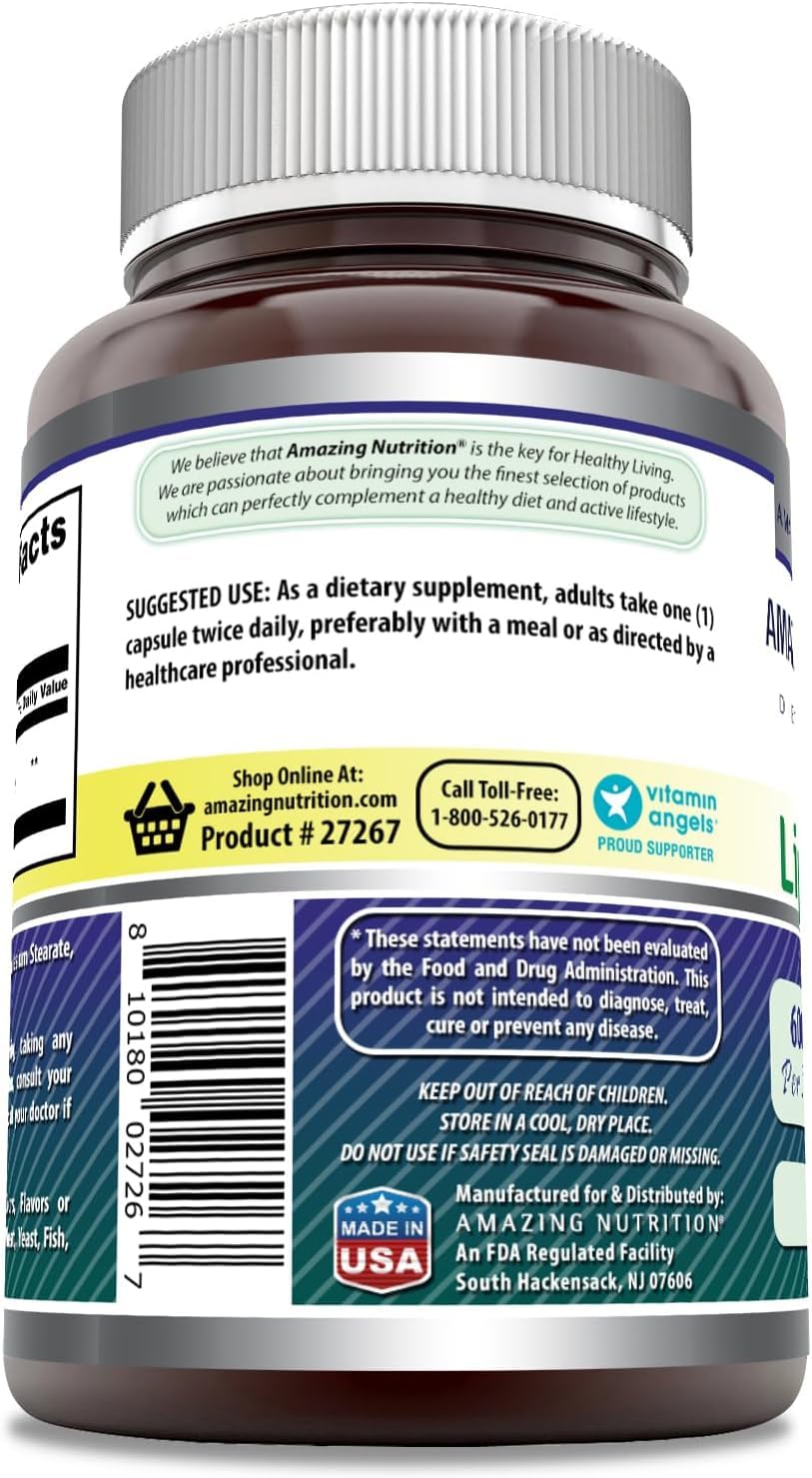 Amazing Nutrition Alpha Lipoic Acid Capsule 1 Count