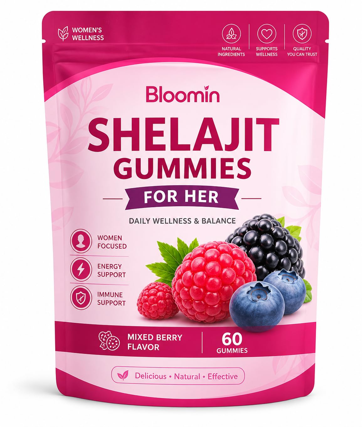Floroma Global Bloomin Shilajit Softgel 60 Count