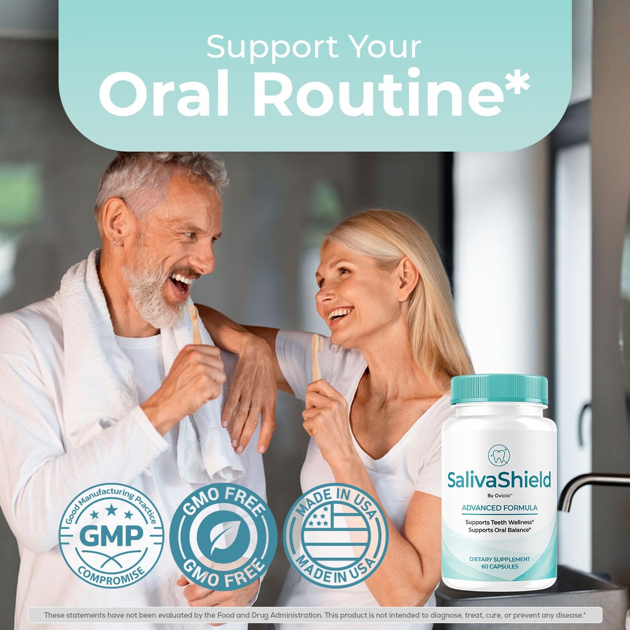 OVICIA SalivaShield Capsules 60 Count