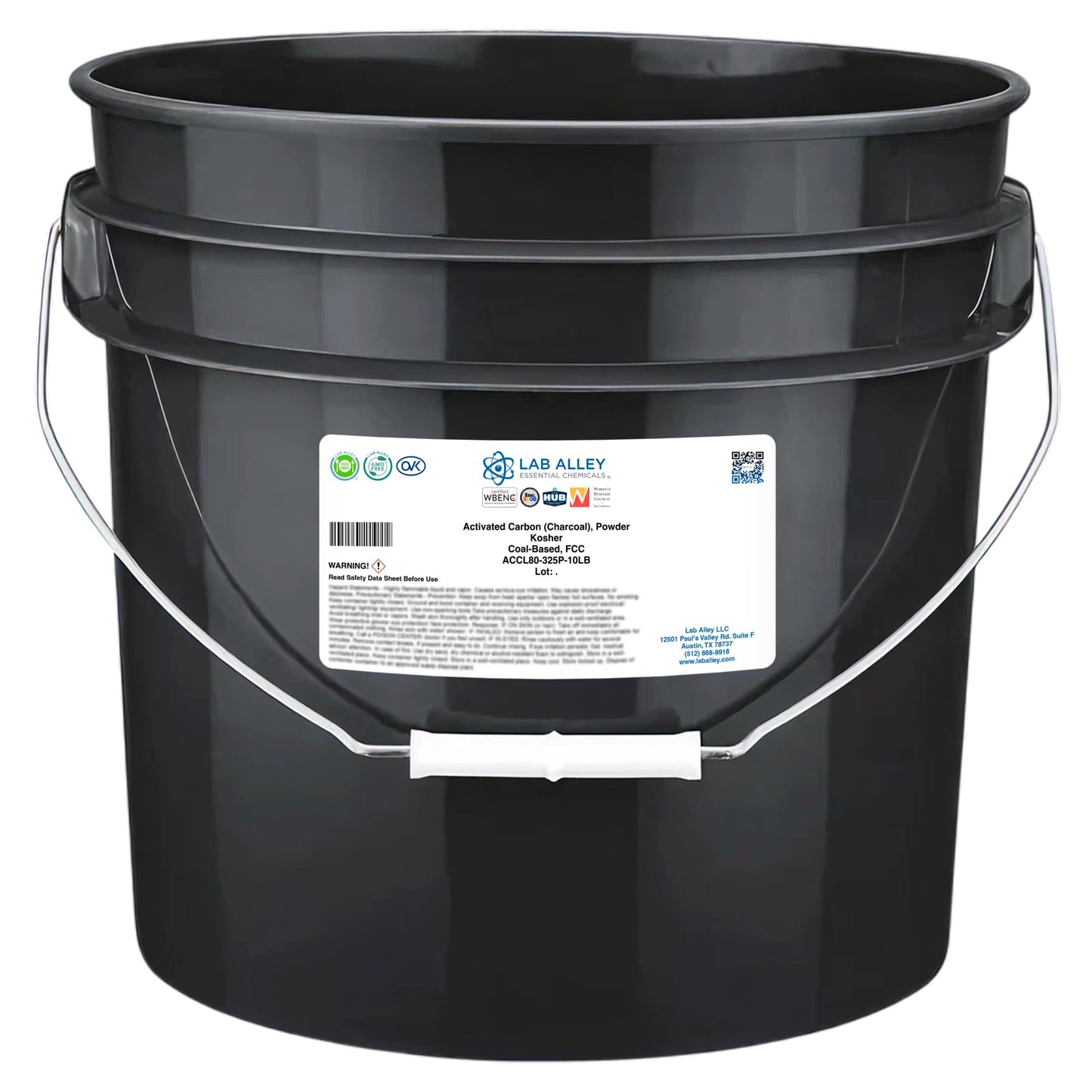 Lab Alley Activated Carbon (Charcoal) Powder 10 Pounds
