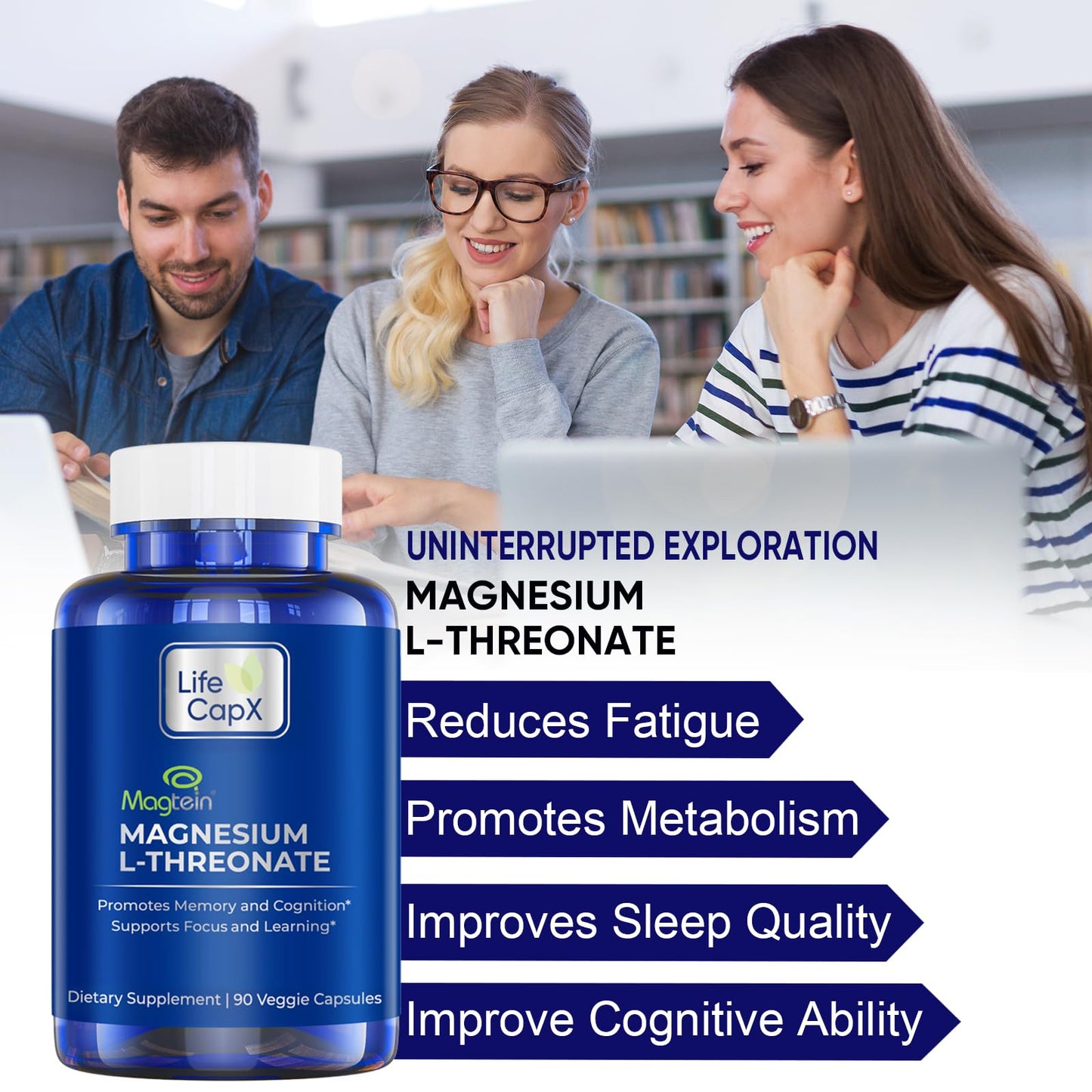 LIFE CAPX Magnesium L-Threonate Tablet, 1 Tablet
