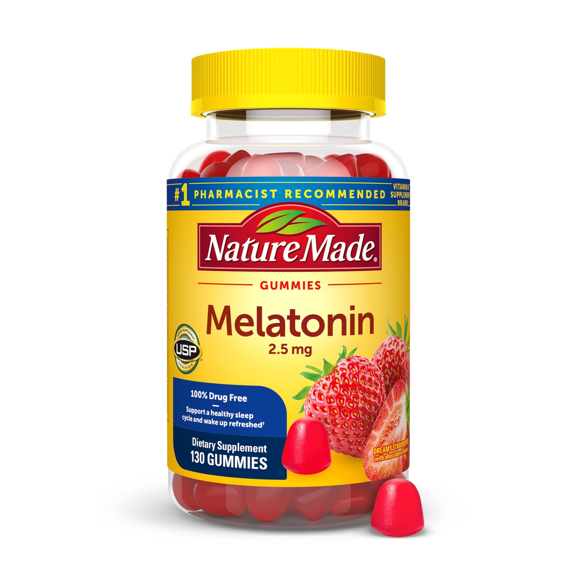 Nature Made Melatonin Gummies 2.5 mg, 130 Count