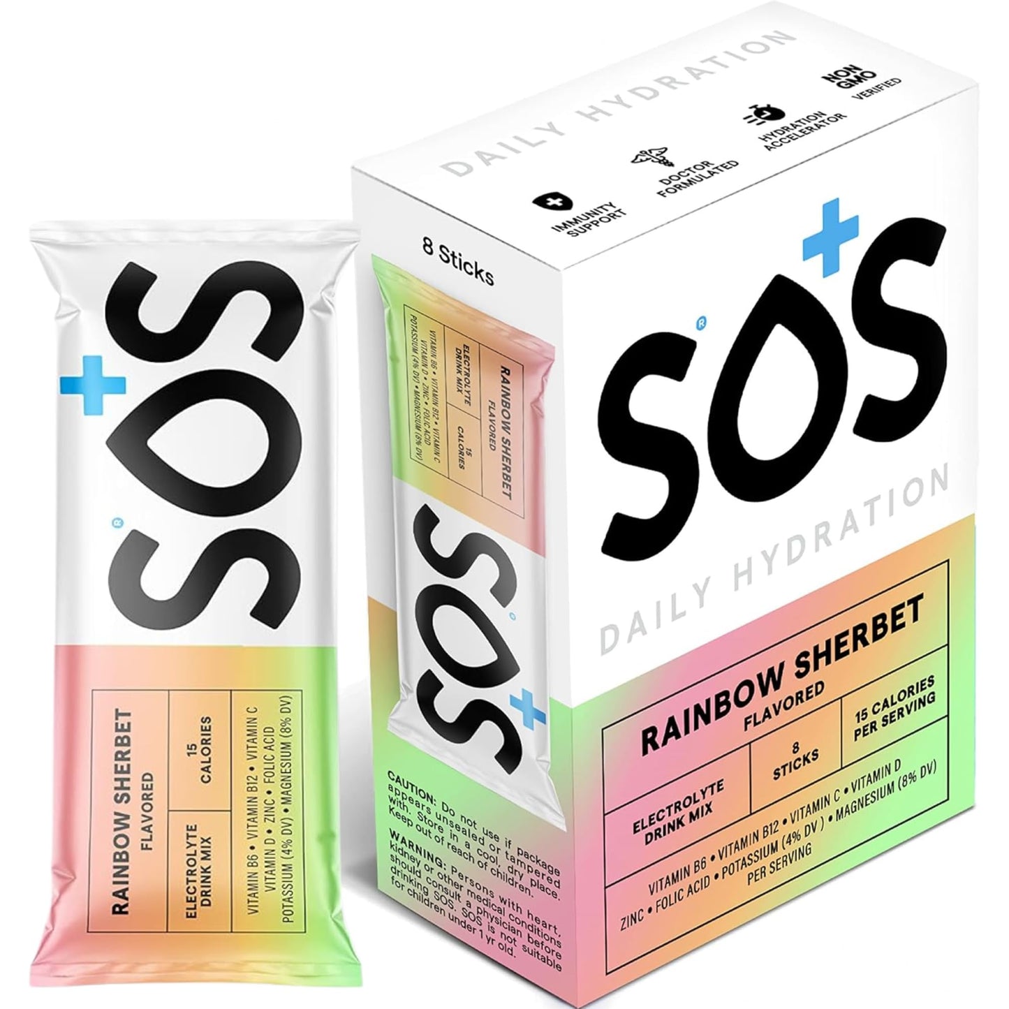 SOS Hydration Electrolyte Powder Sticks 1.84 oz