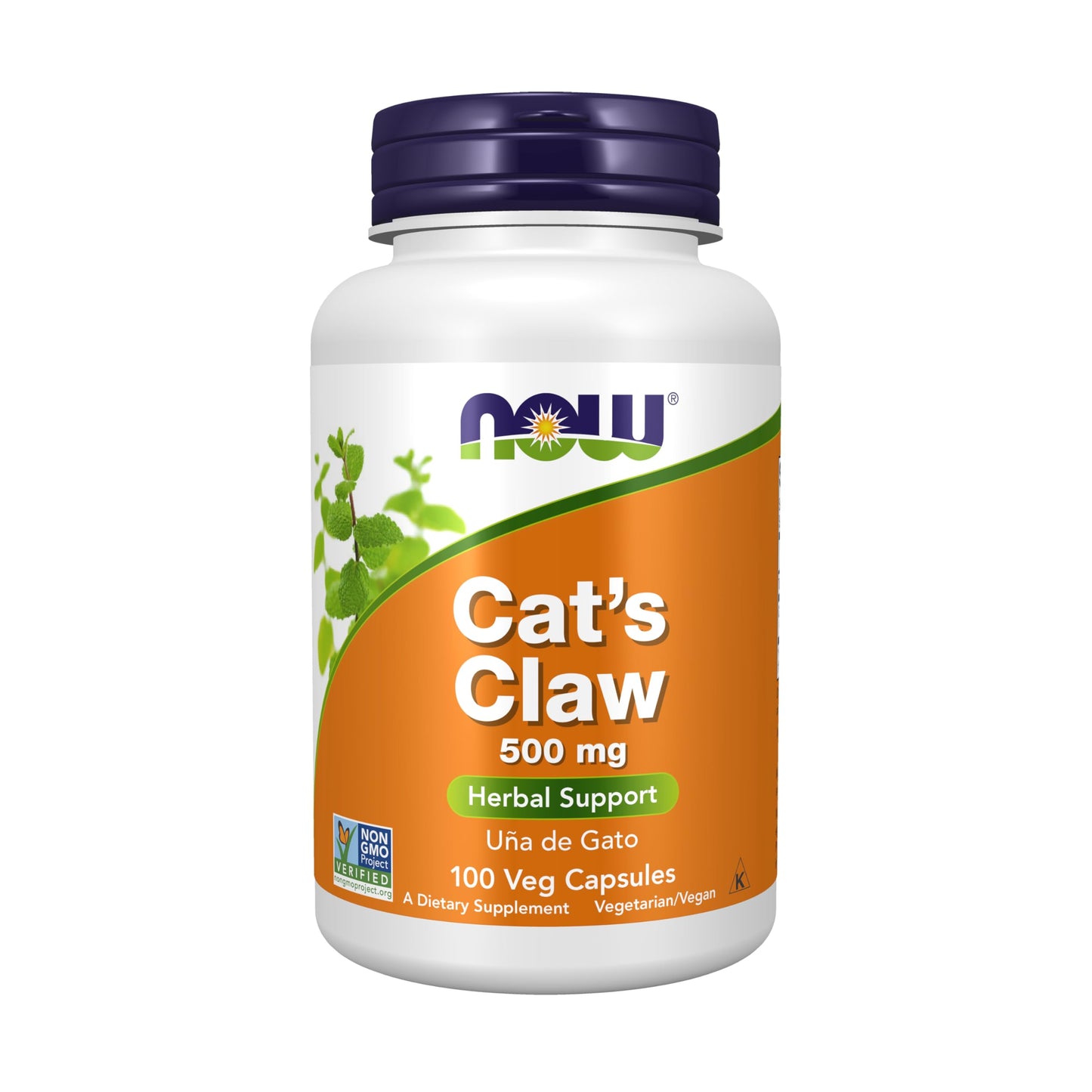 NOW Foods Cat's Claw 500 mg Capsules, 100 Capsules