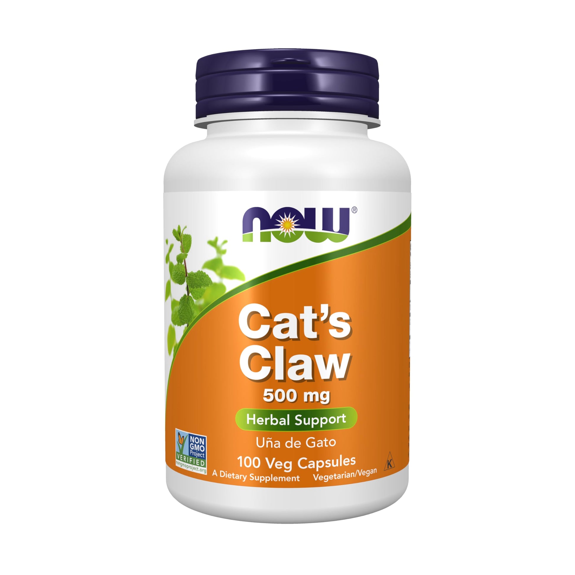 NOW Foods Cat's Claw 500 mg Capsules, 100 Capsules