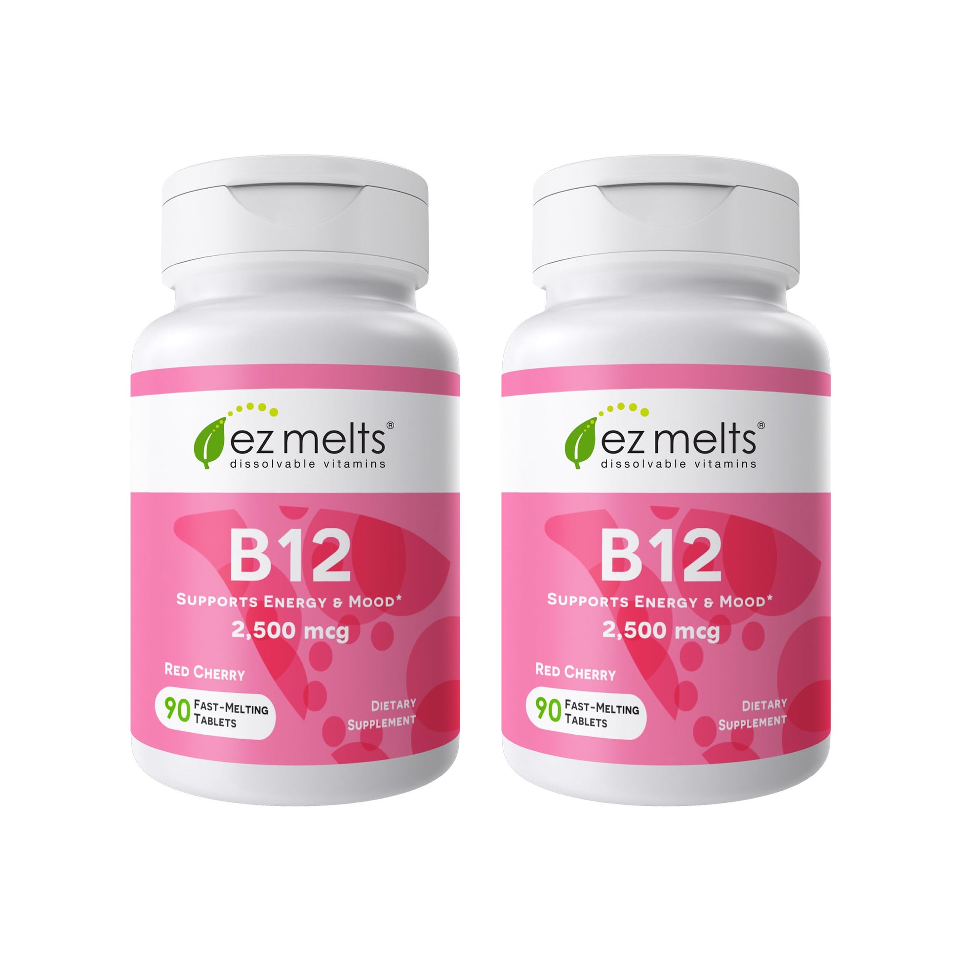 EZ Melts B12 Methylcobalamin 2,500 mcg Dissolvable Tablet, 180 Tablets