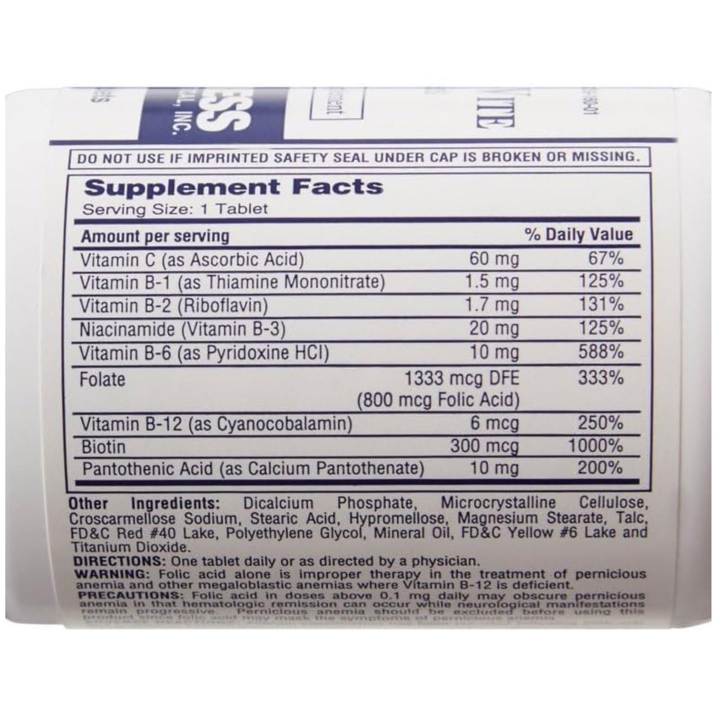 Unknown Rena-Vite, 100 Tablets