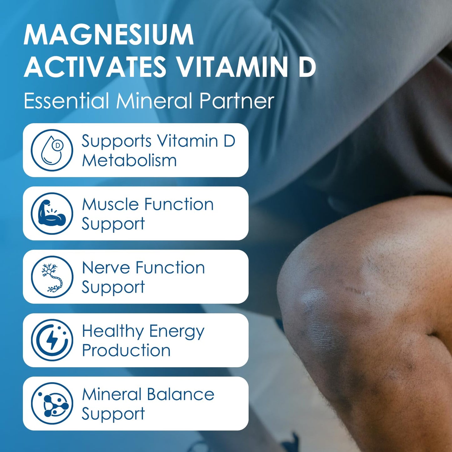 NATURE TARGET Vitamin D3 K2 with Calcium & Magnesium 6-in-1 Complex Capsule, 120 Count
