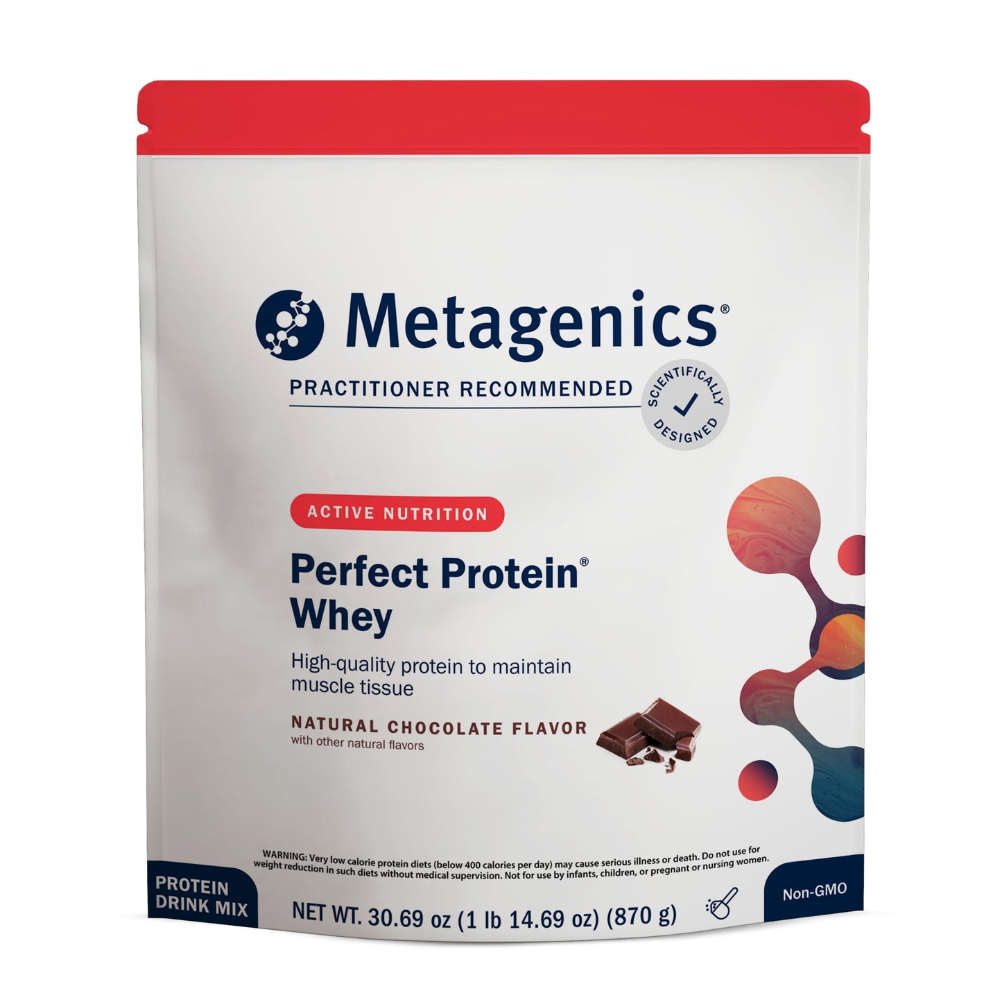 Metagenics Perfect Protein Whey Protein Powder 30 Servings