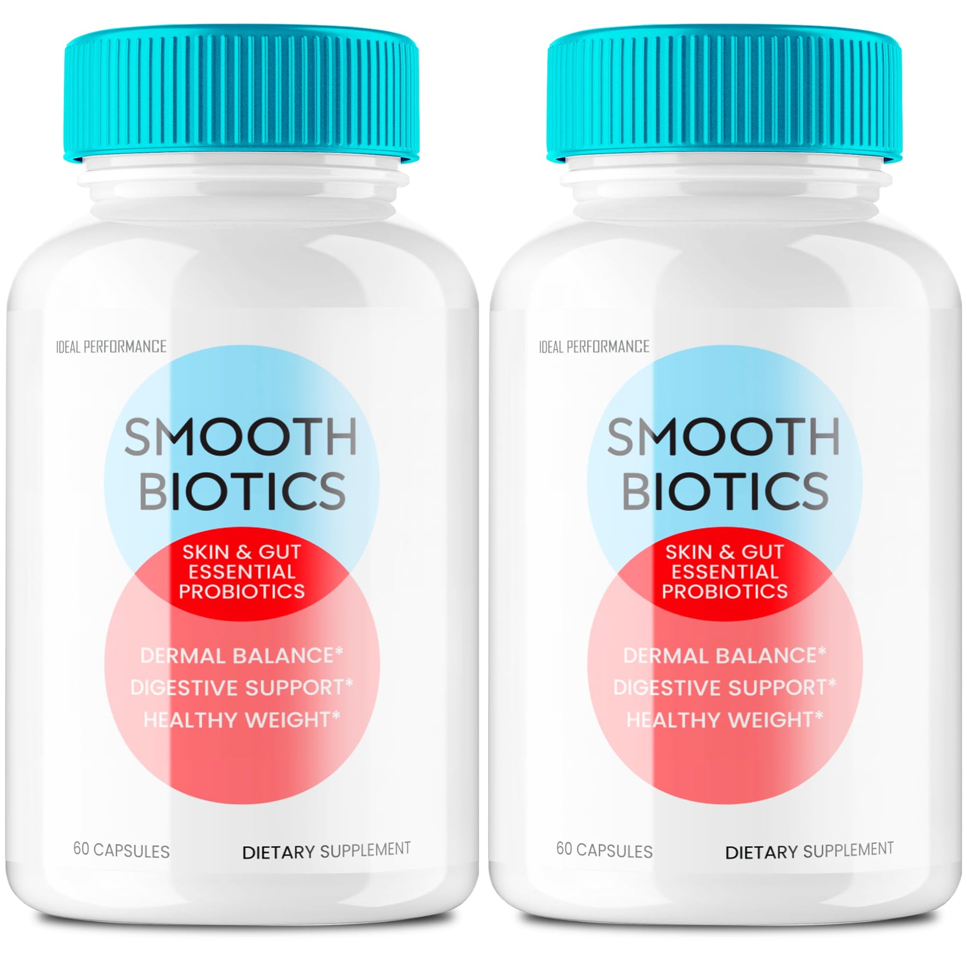 IDEAL PERFORMANCE Smooth Biotics Probiotic Capsules, 120 Capsules