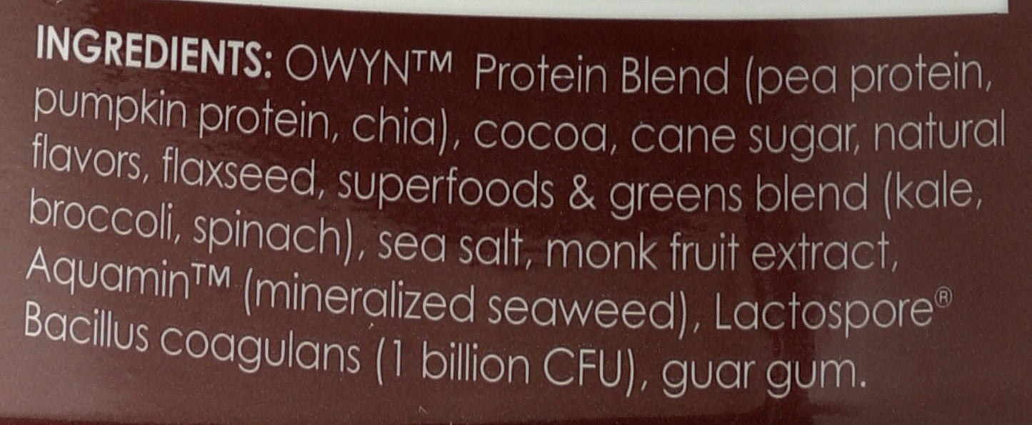 OWYN Only What You Need Plant-Based Protein Powder, 19.2 oz