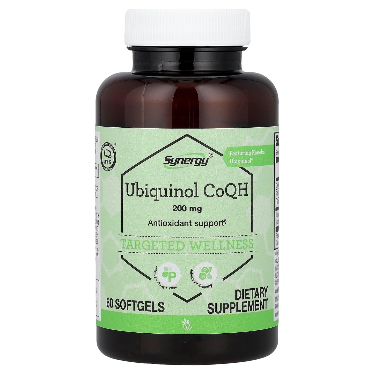 Vitacost Brand Synergy Ubiquinol CoQH 200 mg Softgels 60