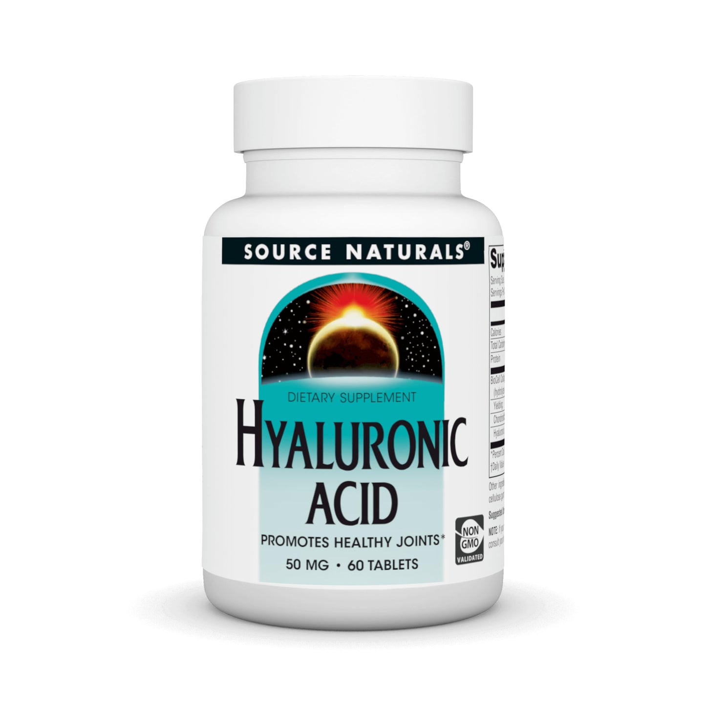 Source Naturals Hyaluronic Acid 50mg Tablet, 60 Tablets