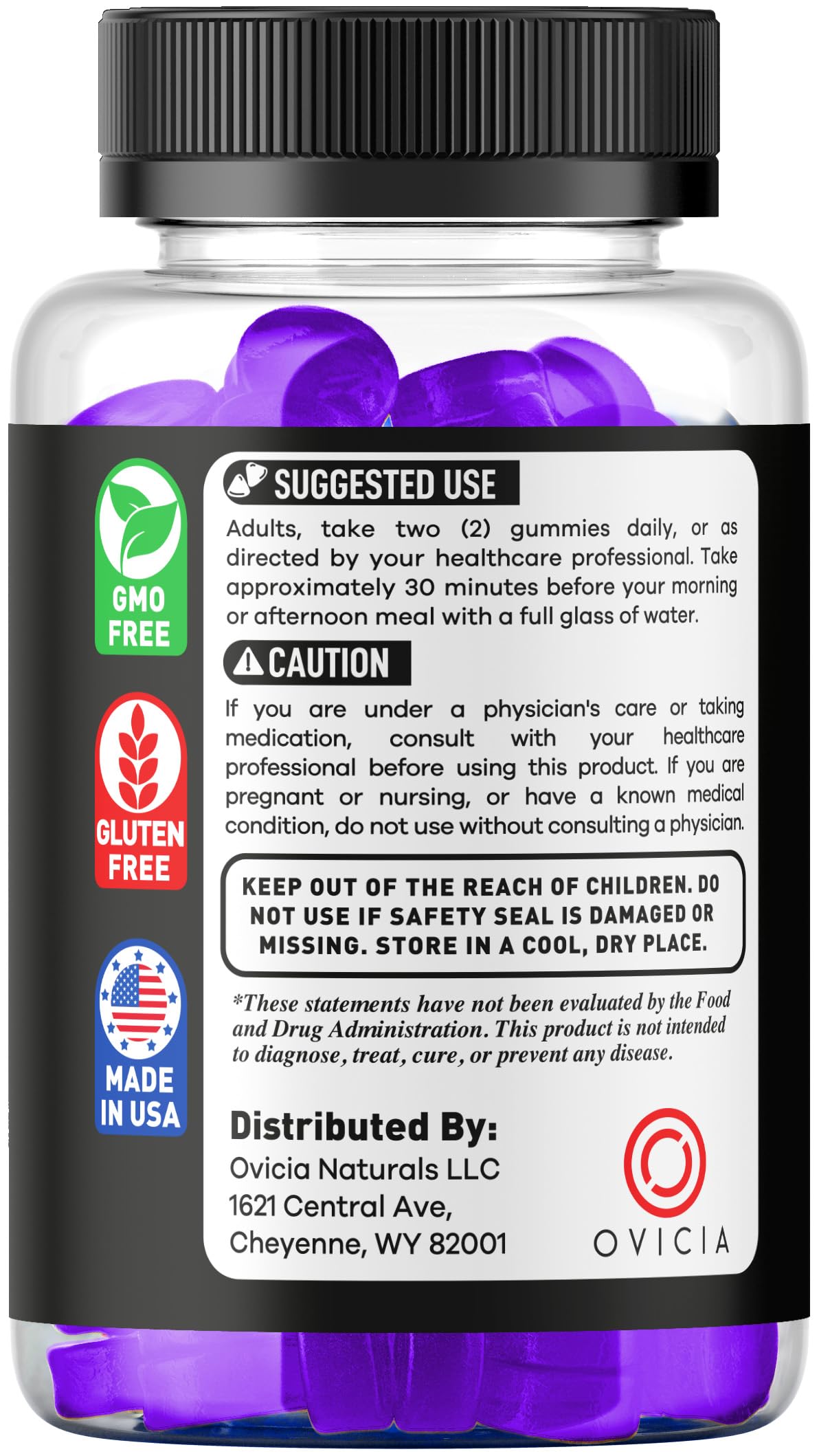 OVICIA Enduracore Gummies 60 Gummies