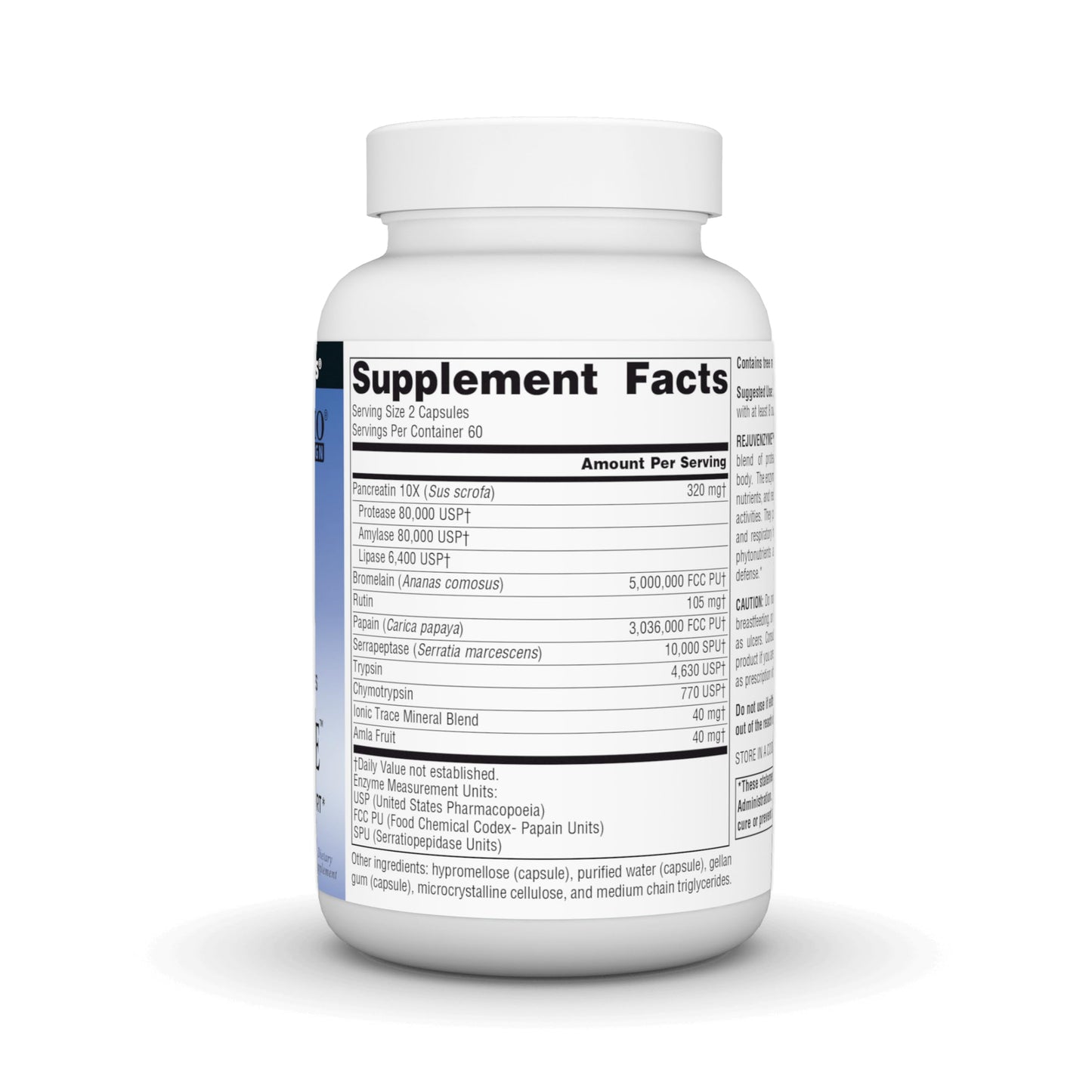 Source Naturals Whole Body Systemic Enzymes RejuvenZyme Heart, Joint & Immune Support Capsules 120