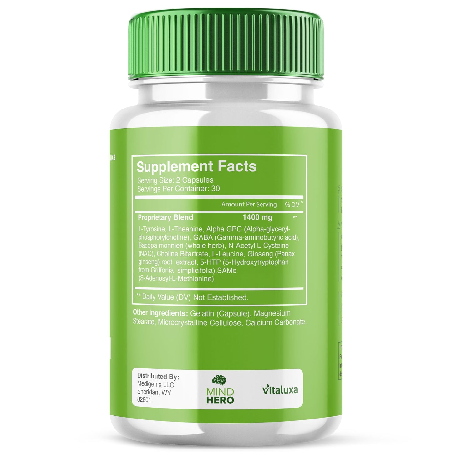 Vitaluxa Mind Hero Capsules 120 Capsules