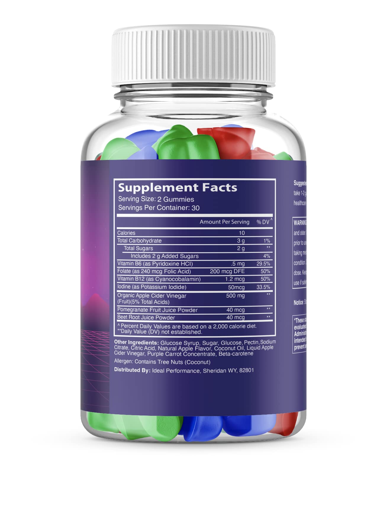 IDEAL PERFORMANCE Gemini Keto Gummies, 120 Gummies