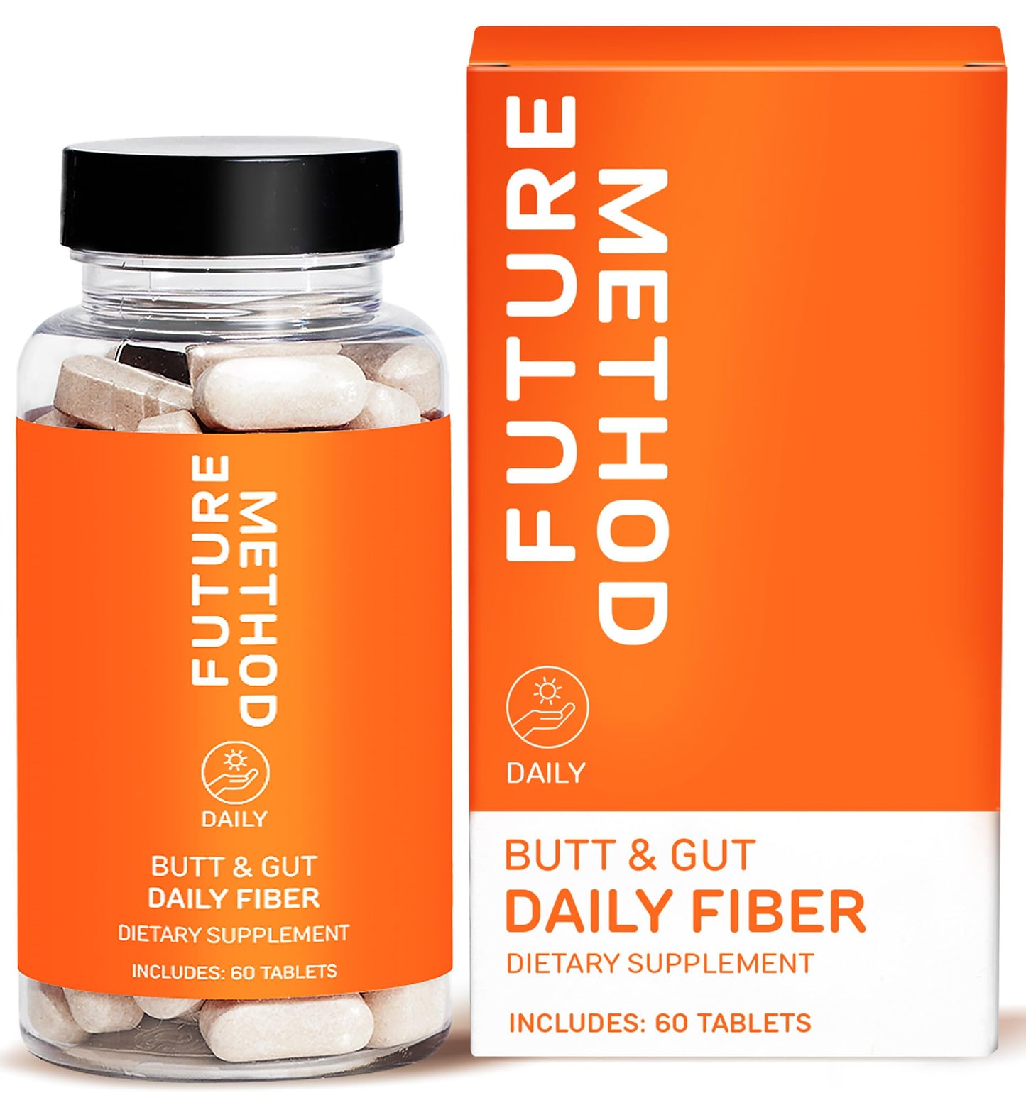 FUTURE METHOD Acacia and Psyllium Husk Fiber 60 Tablets