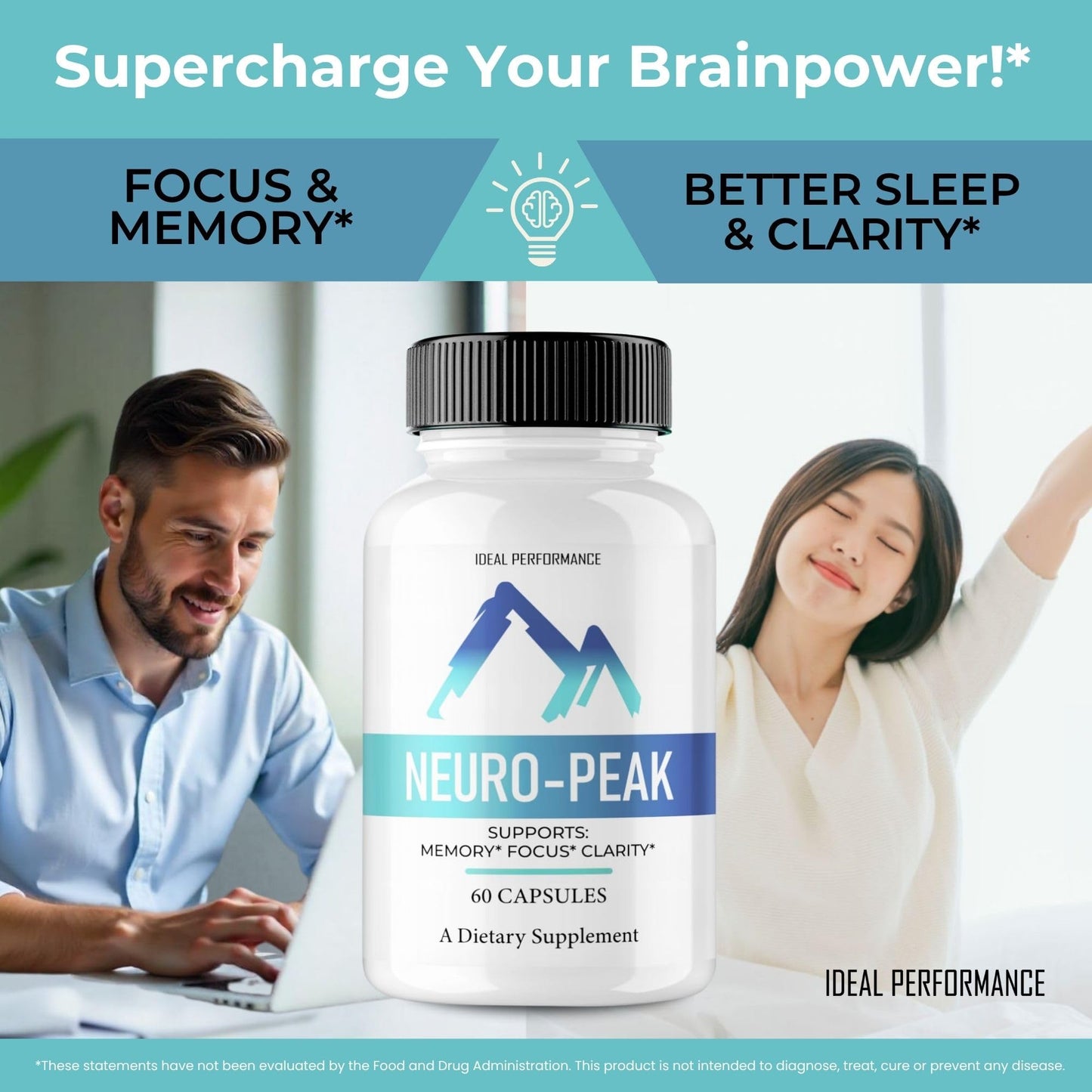 IDEAL PERFORMANCE Neuro Peak Capsules 180