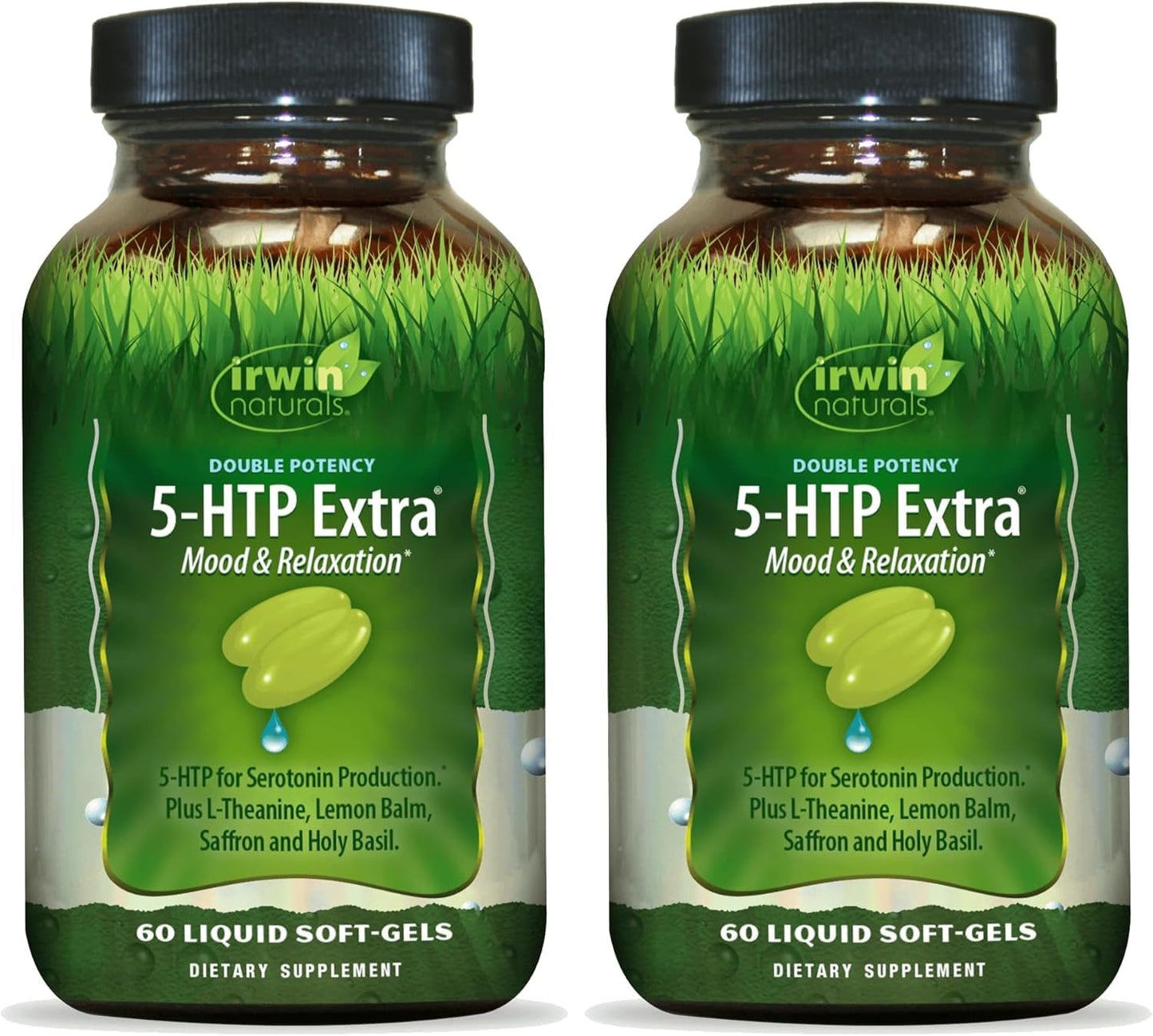 Irwin Naturals Double Potency 5-HTP Extra Mood Balance Formula Softgels 120