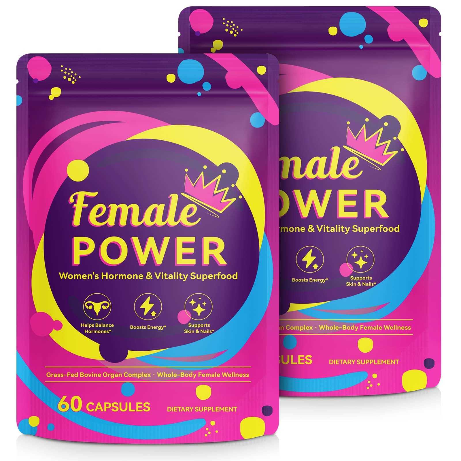newseel Grass-Fed Beef Liver Capsules 60 Count