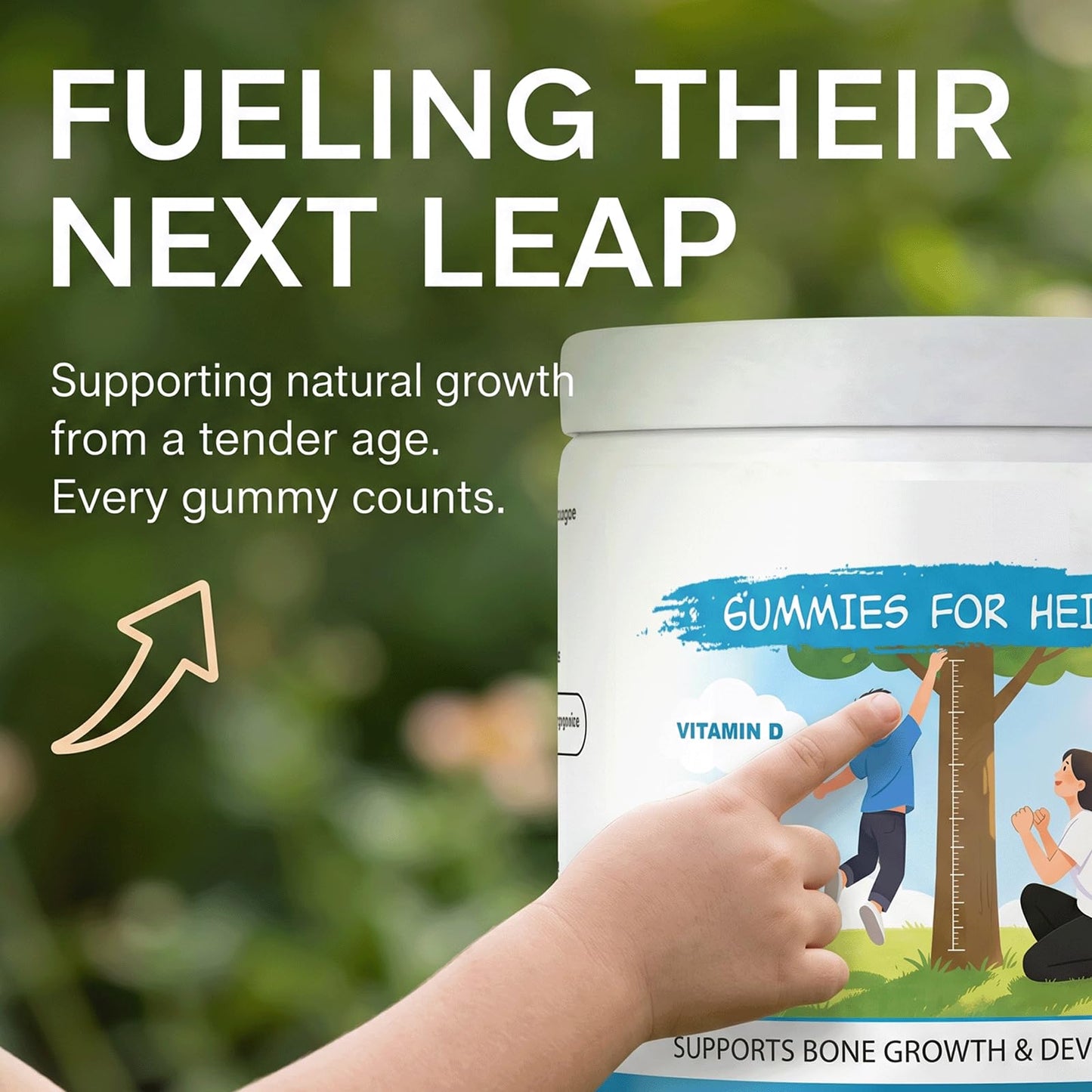 Luther Labs Aluna Height Growth Gummies, 60 Count